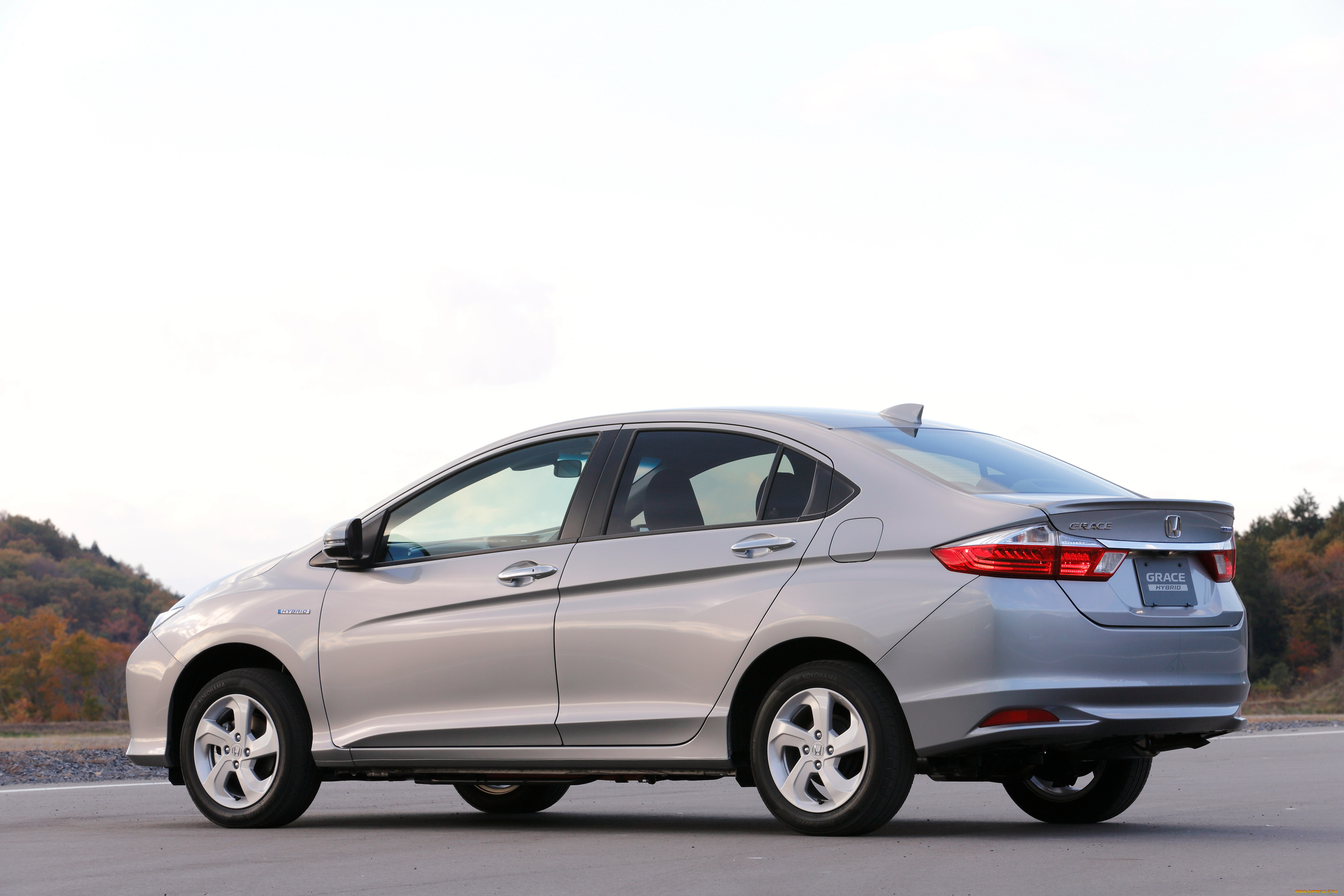 автомобили, honda, светлый, grace, 2014г, hybrid