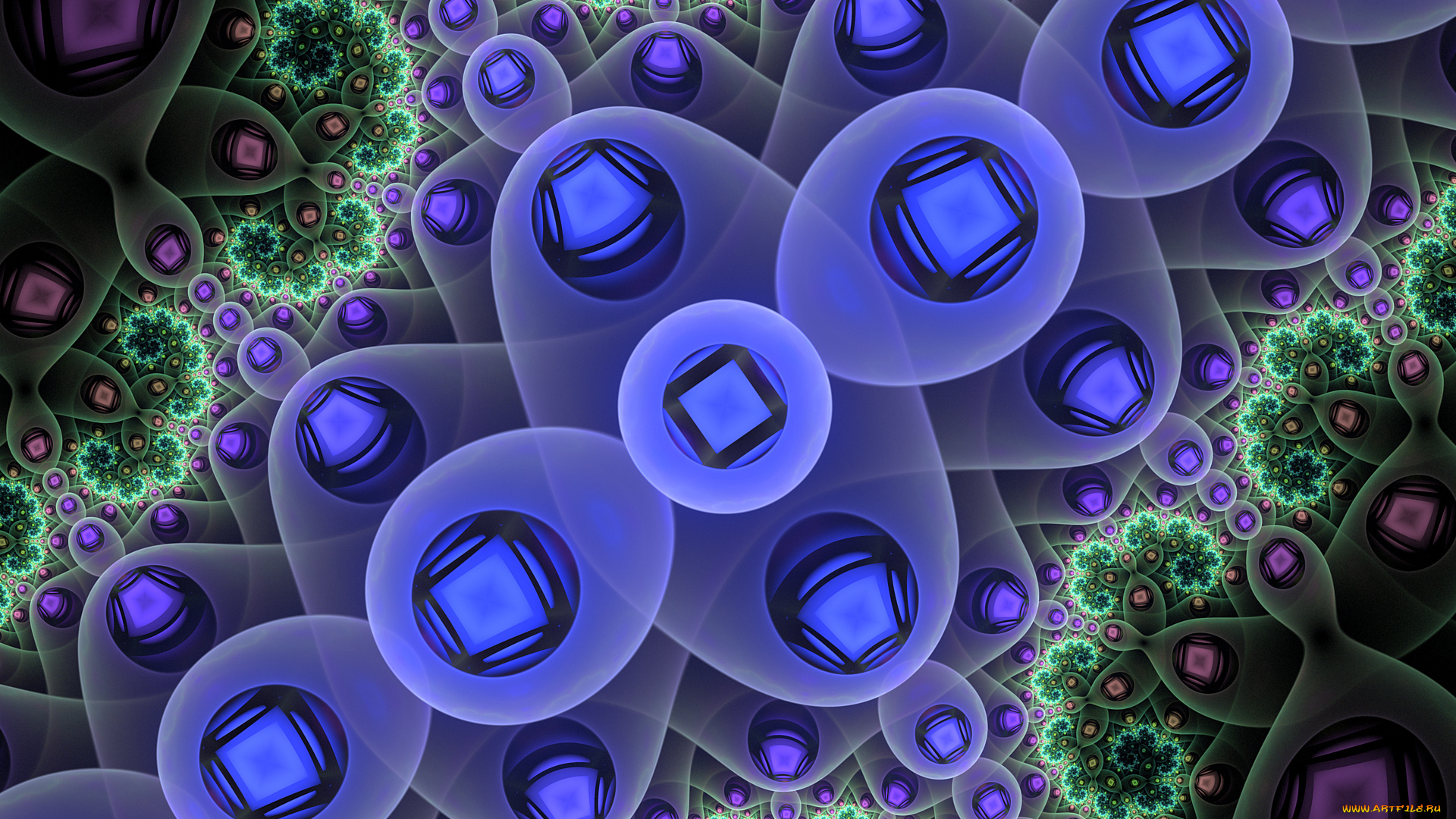 3д, графика, фракталы, , fractal, цвета, фон, узор