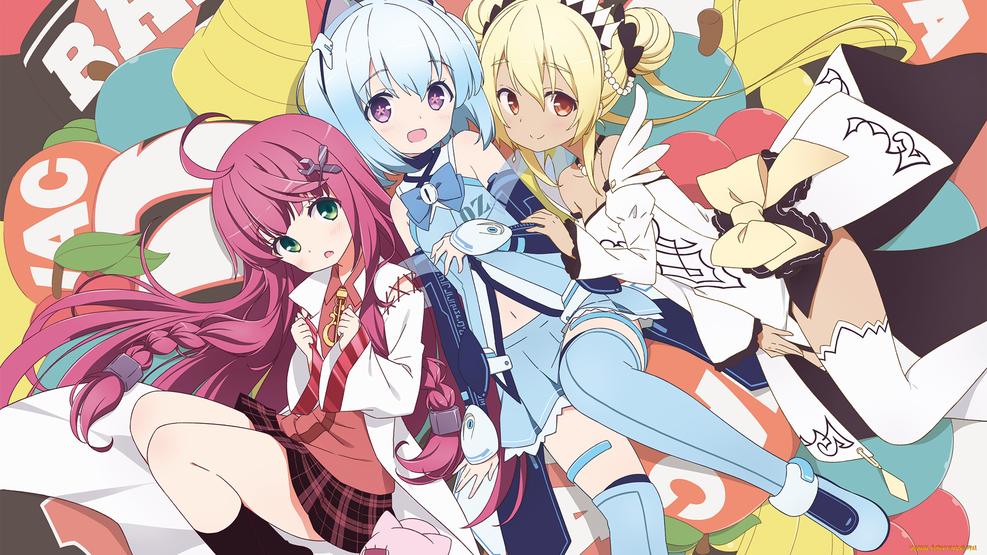 аниме, unknown, , другое, ueda, kazuyuki, девочки, арт