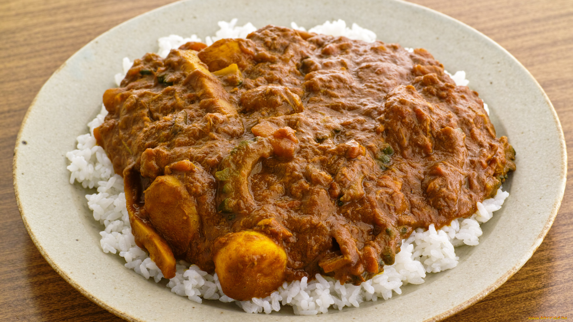 еда, вторые, блюда, рися, соус, мясо