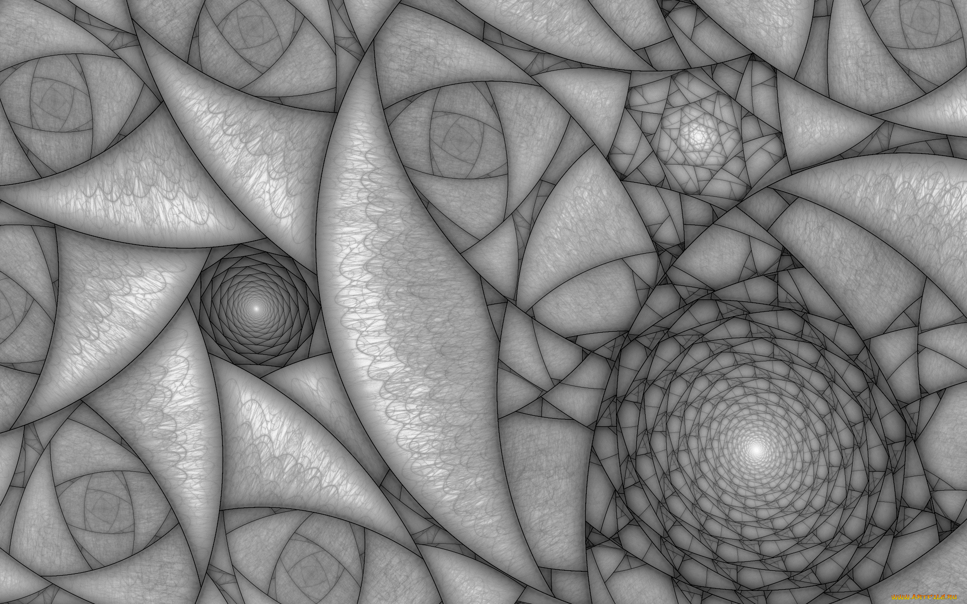 3д, графика, фракталы, , fractal, цвета, фон, узор