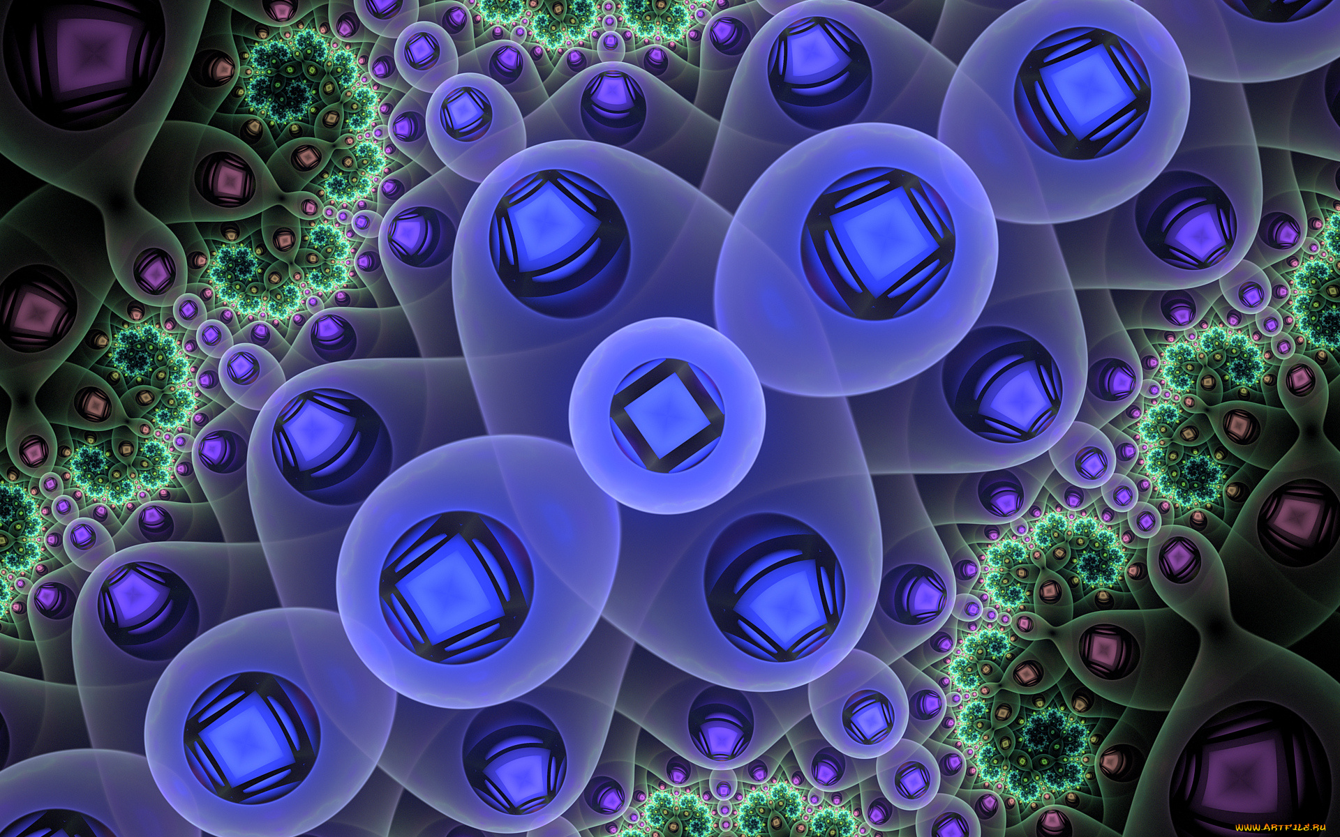 3д, графика, фракталы, , fractal, цвета, фон, узор