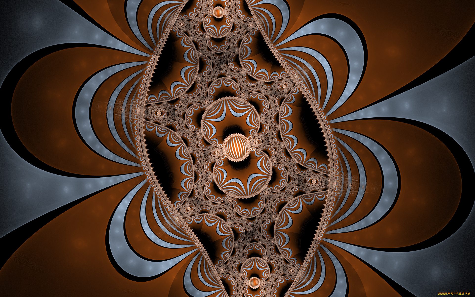 3д, графика, фракталы, , fractal, фон, цвета, узор