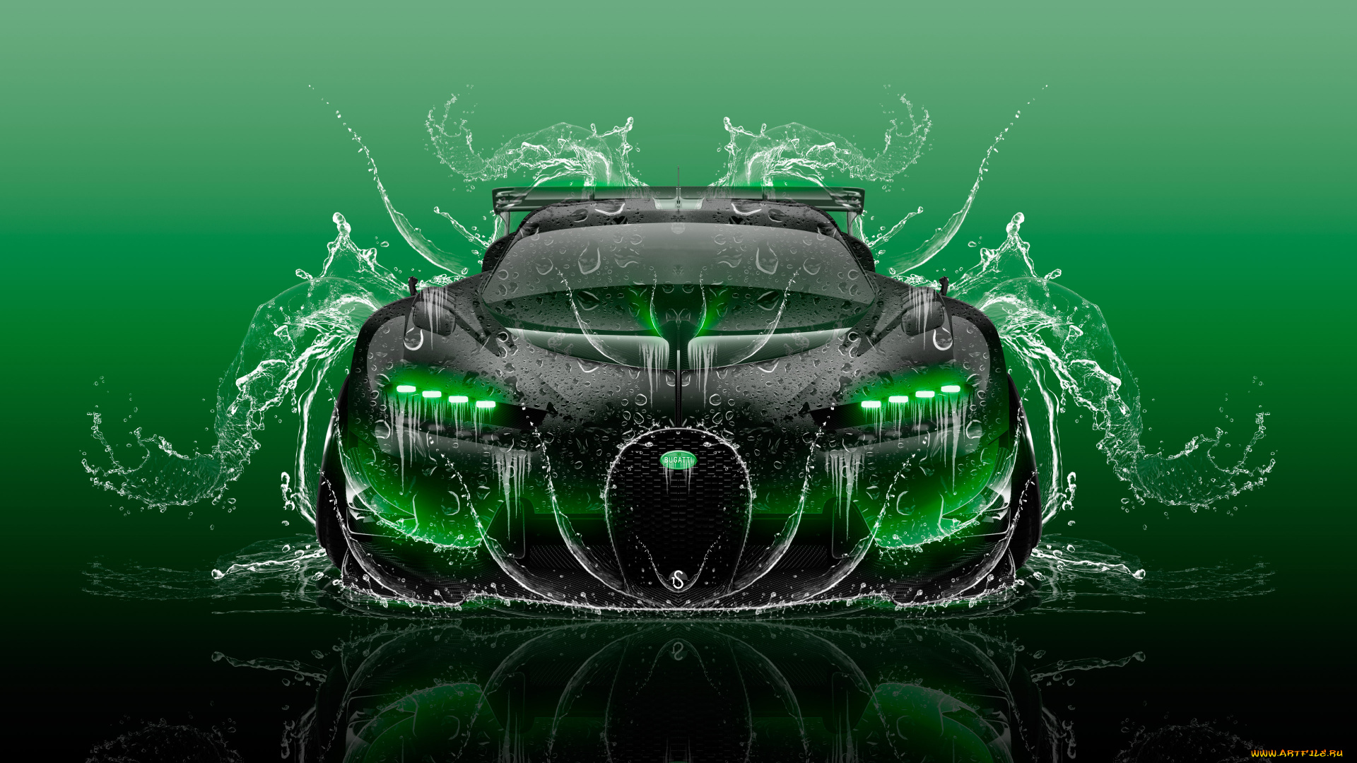 bugatti, vision, gran, turismo, super, water, car, 2016, автомобили, 3д, bugatti, vision, gran, turismo, super, water, car, 2016