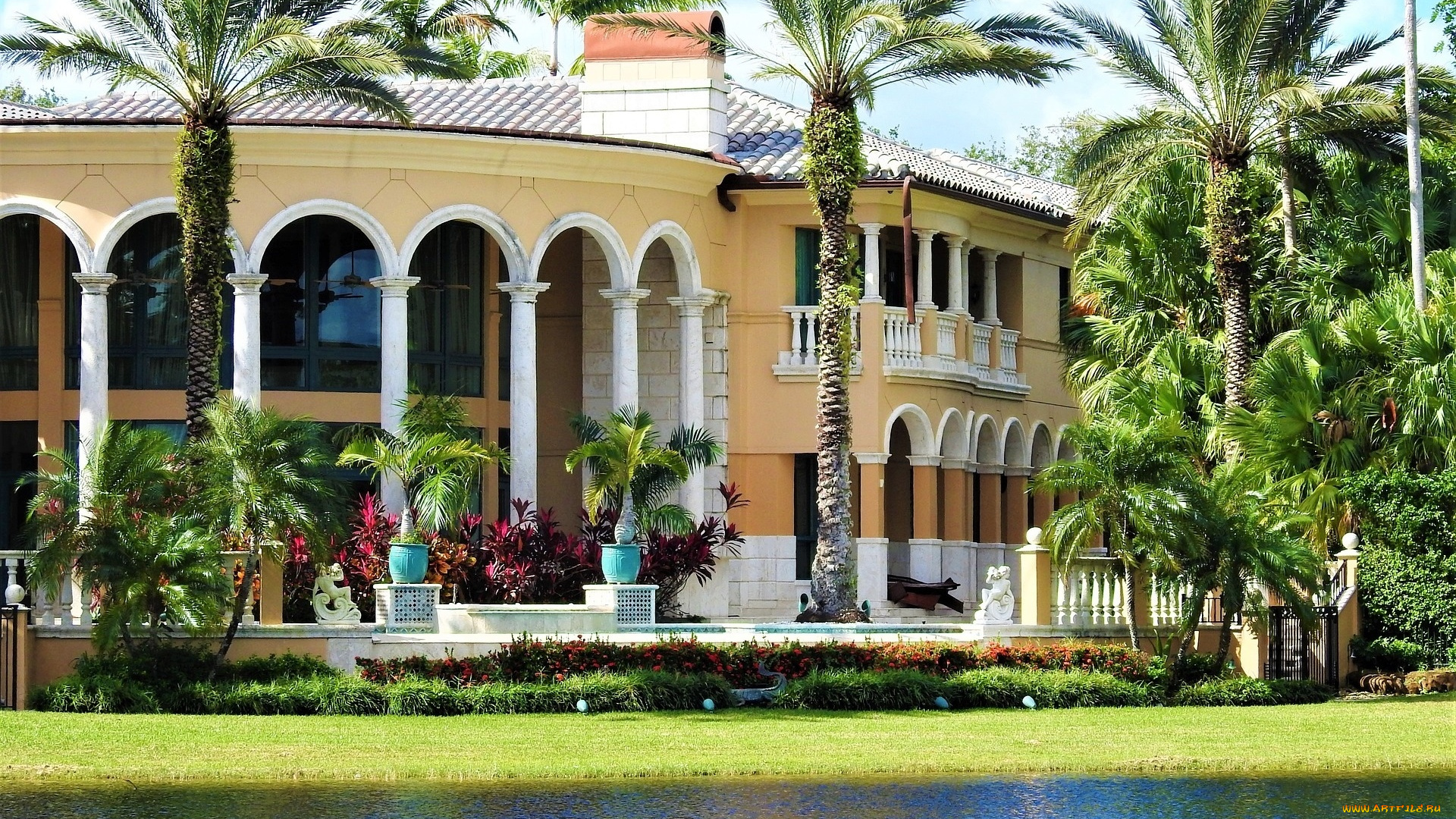 города, -, здания, , дома, вилла