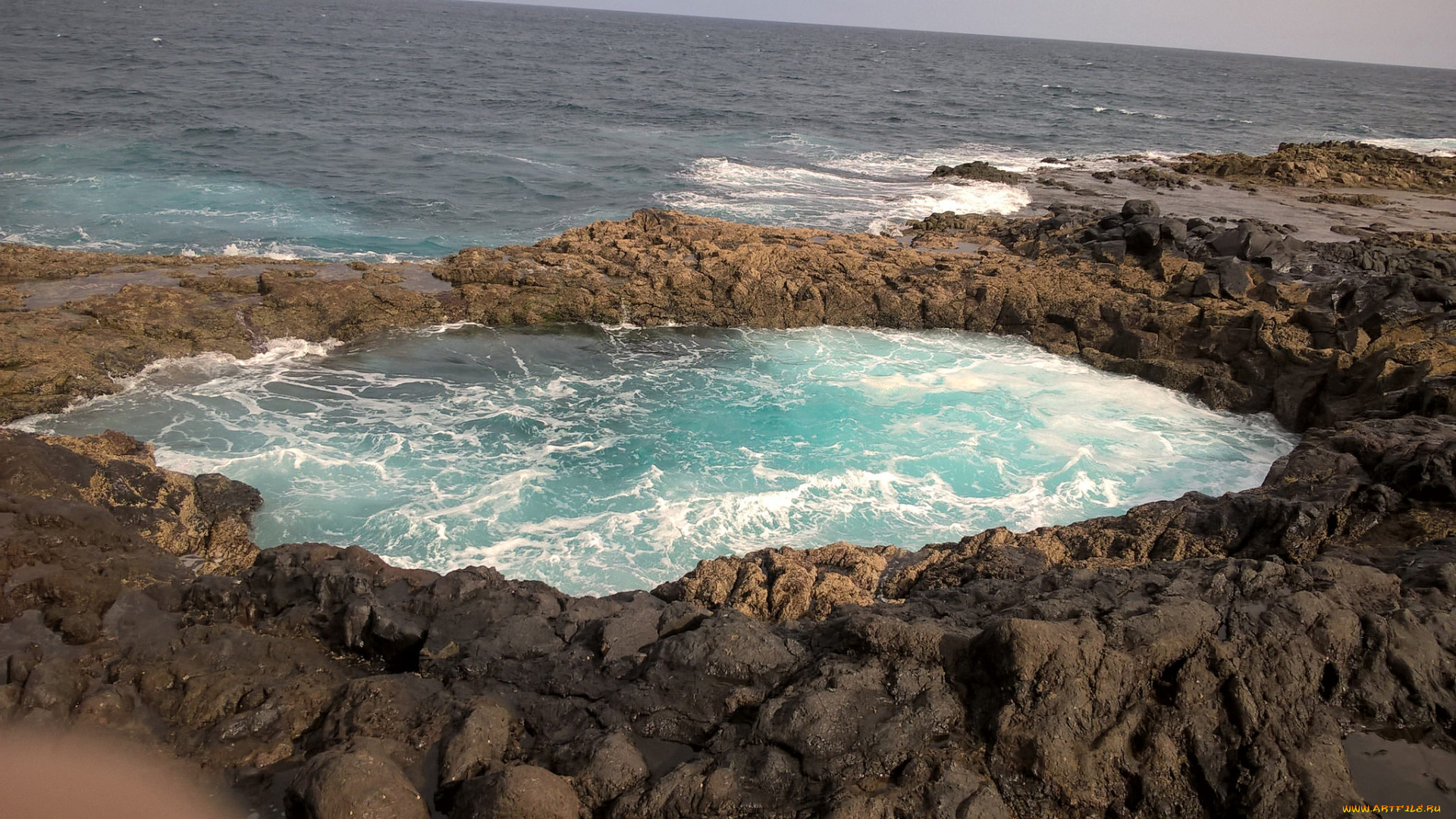 природа, побережье, простор