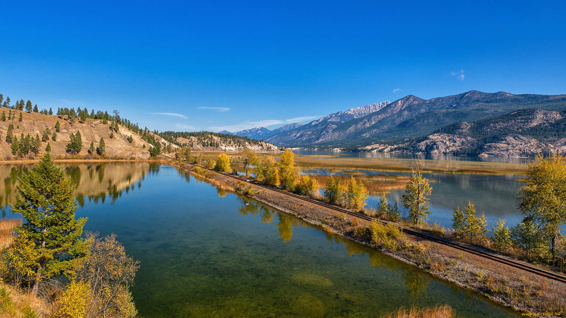 природа, реки, озера, простор