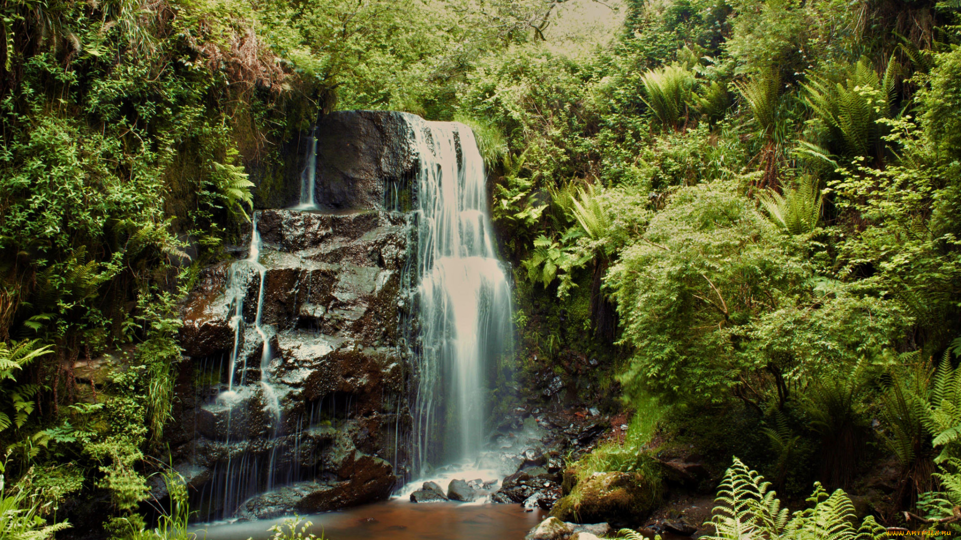 природа, водопады, простор