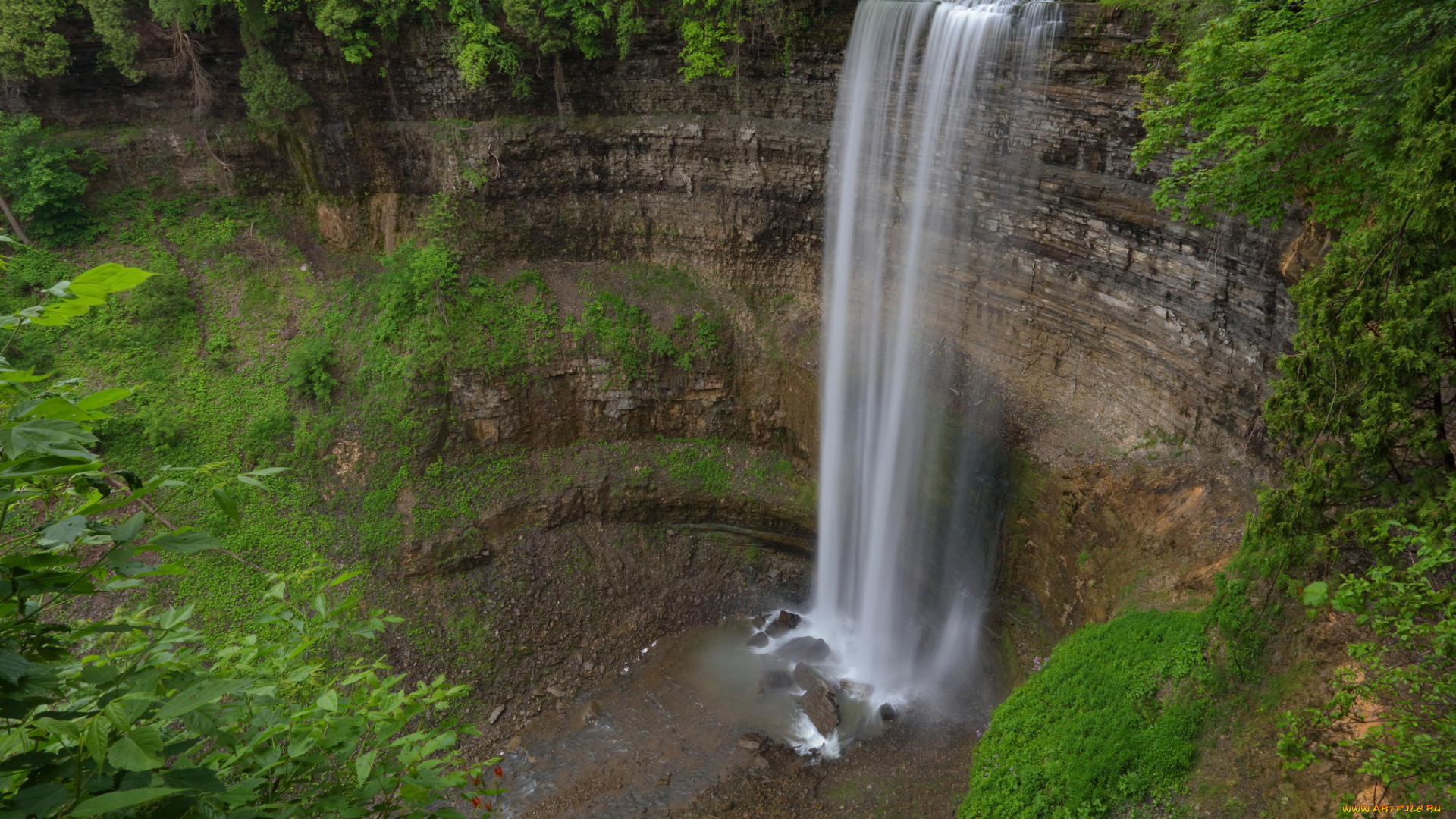 природа, водопады, простор