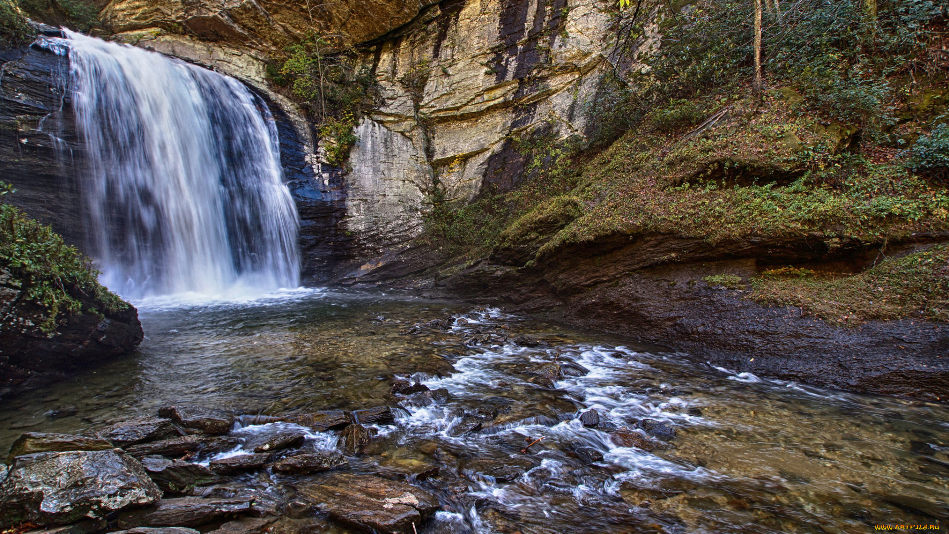 природа, водопады, простор