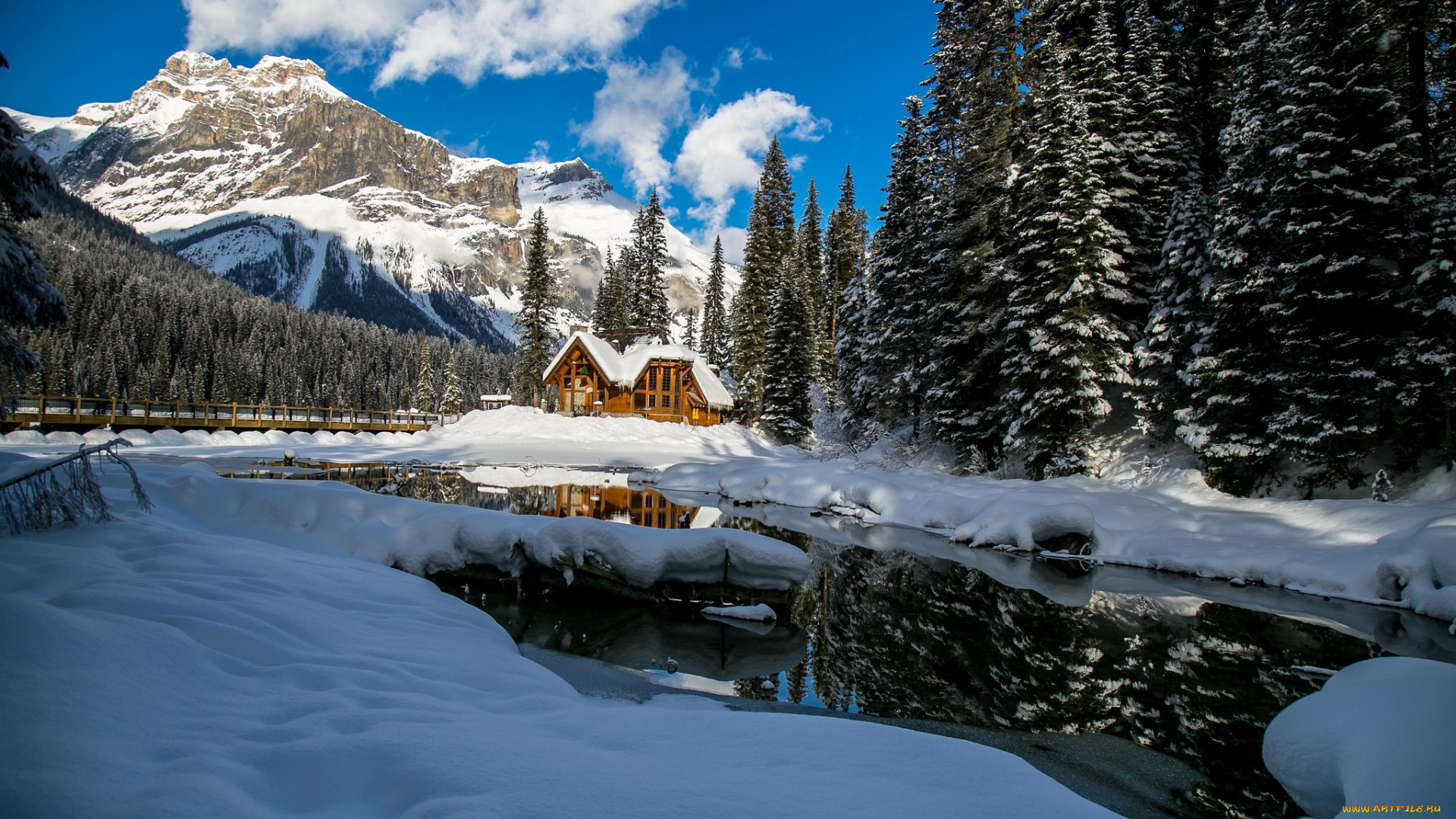 природа, зима, простор