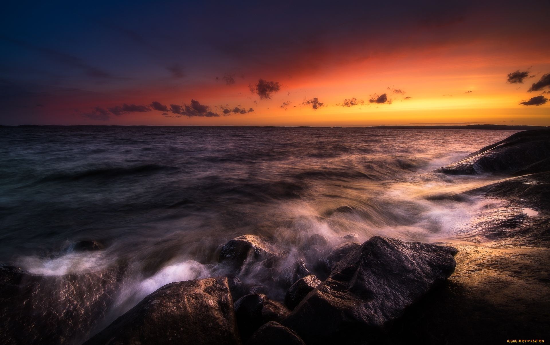 природа, восходы, закаты, простор