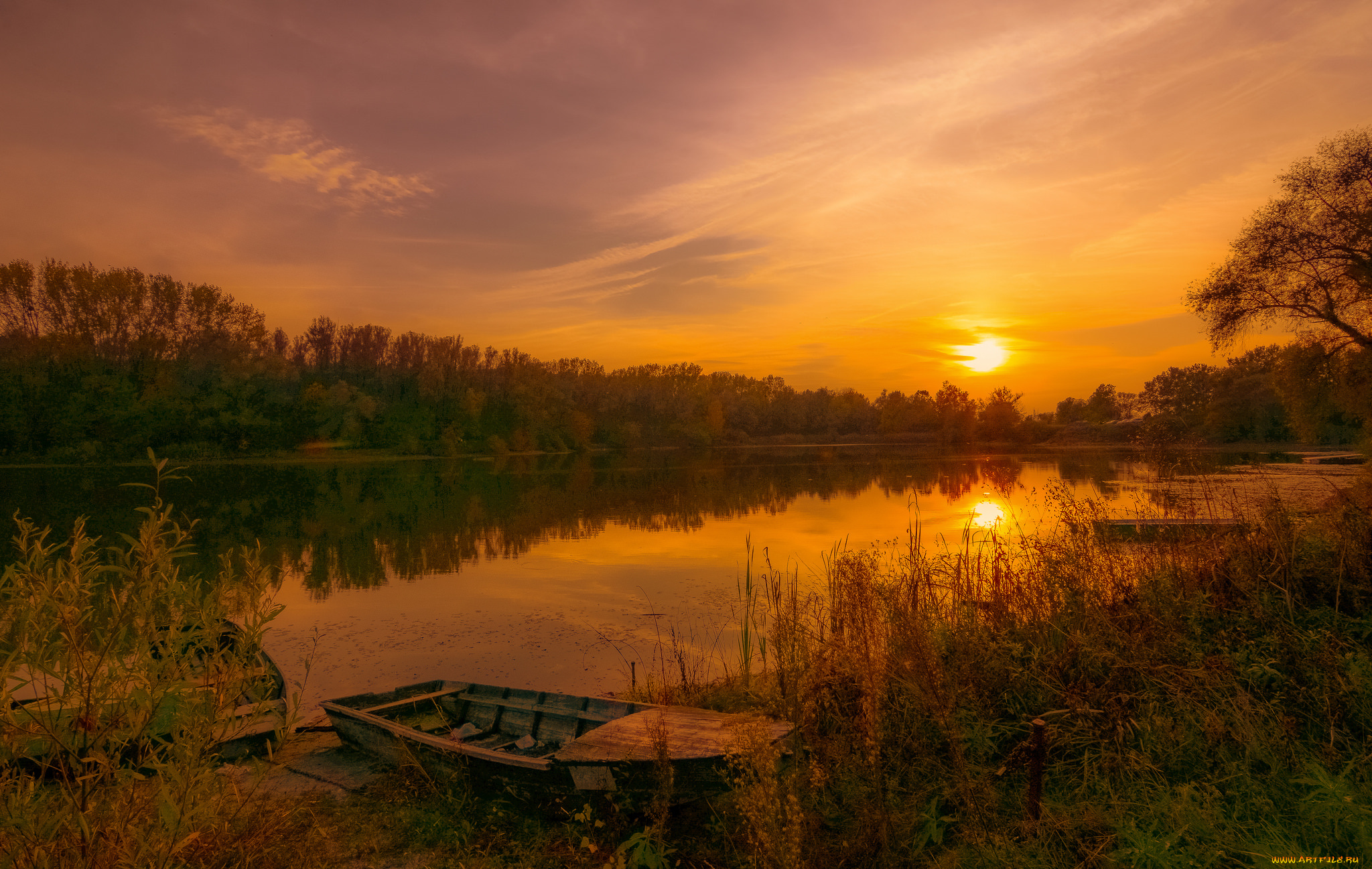 природа, восходы, закаты, простор