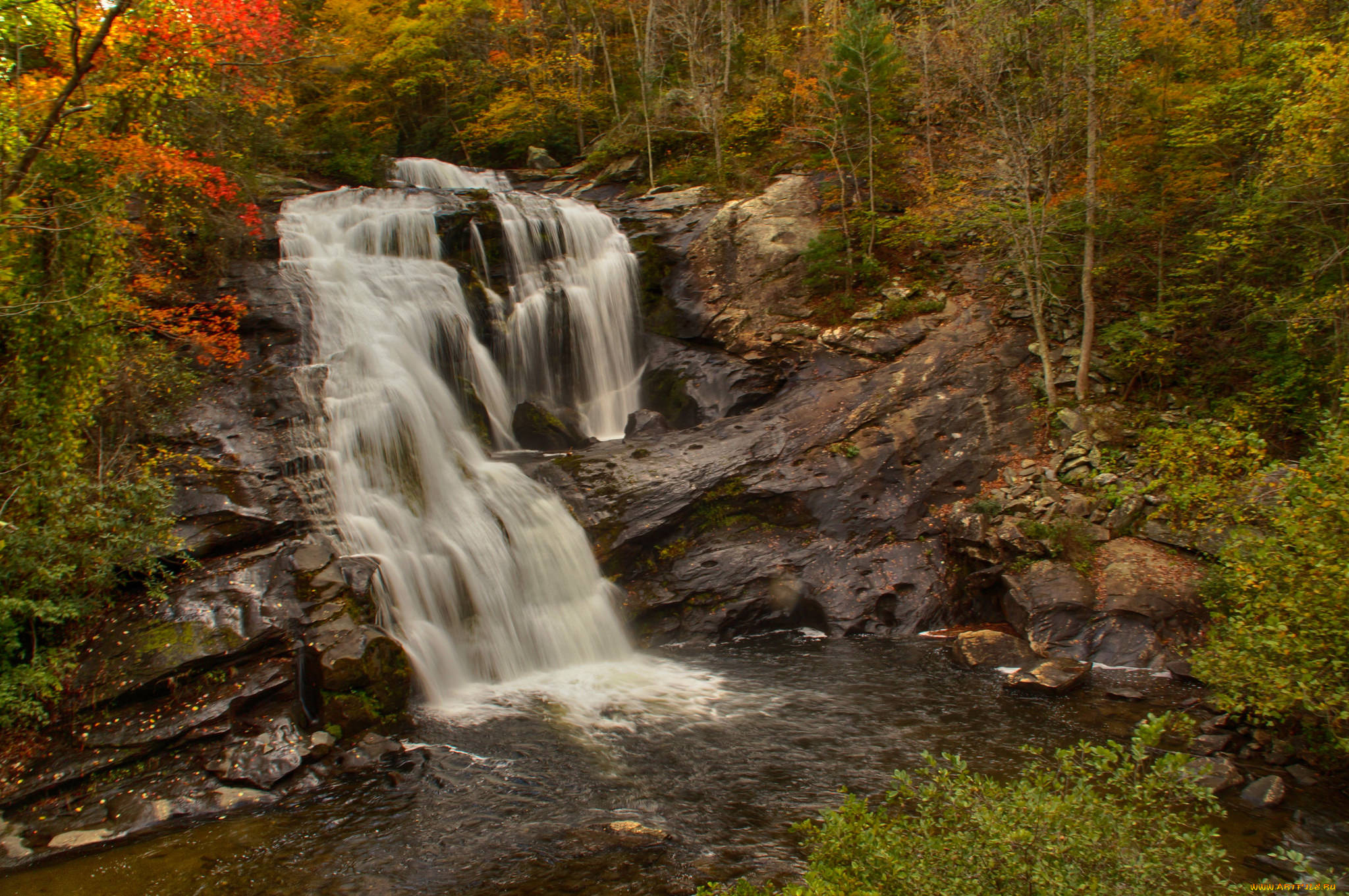 природа, водопады, простор