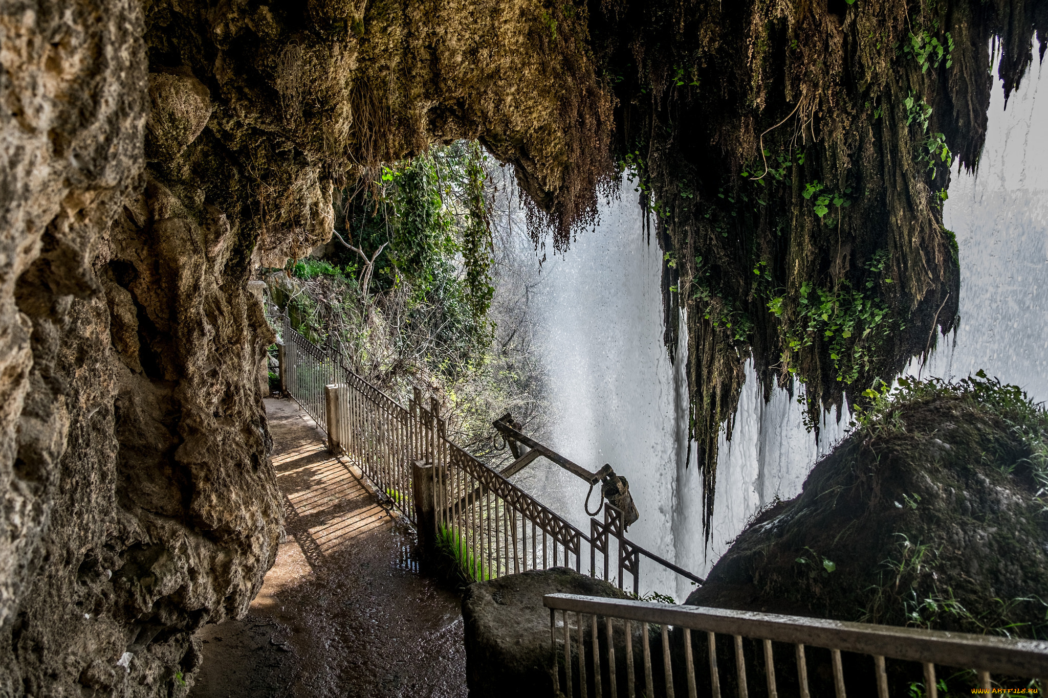 природа, водопады, простор