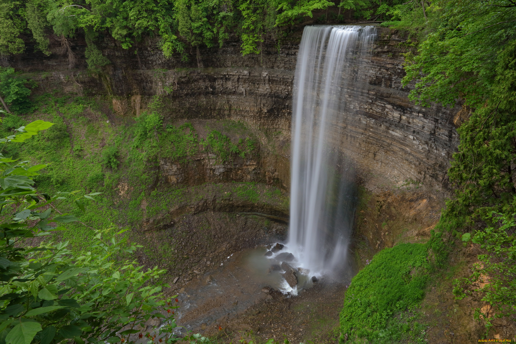 природа, водопады, простор