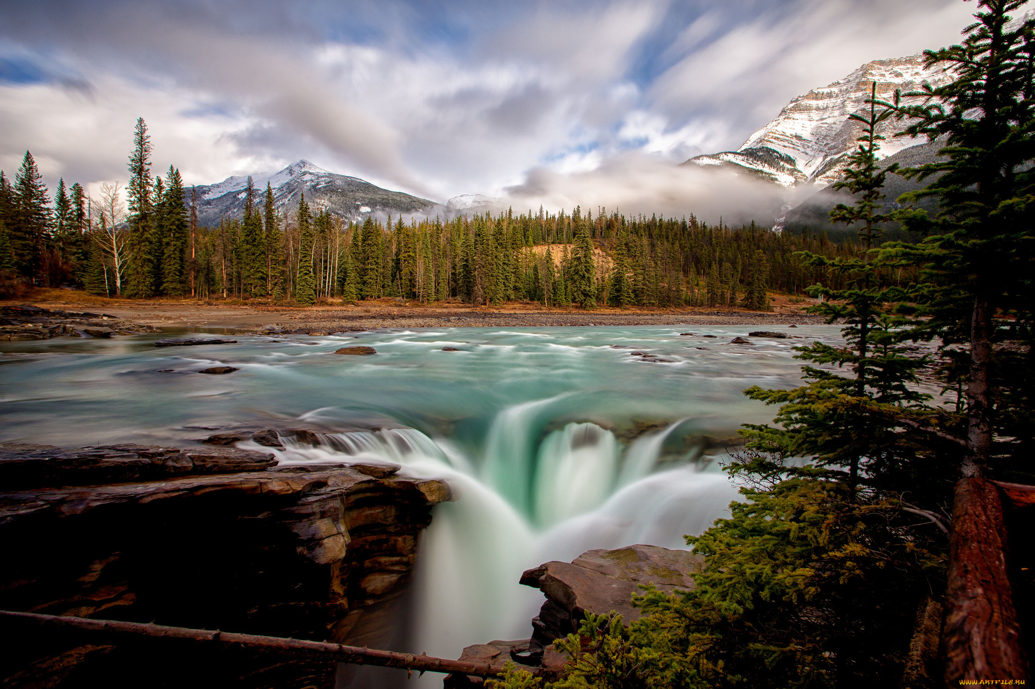 природа, водопады, простор