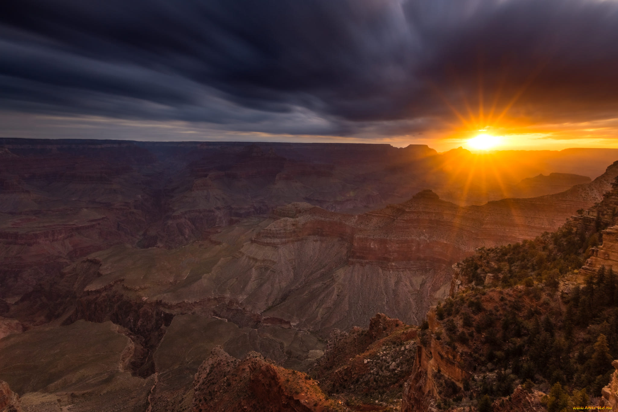 природа, восходы, закаты, простор