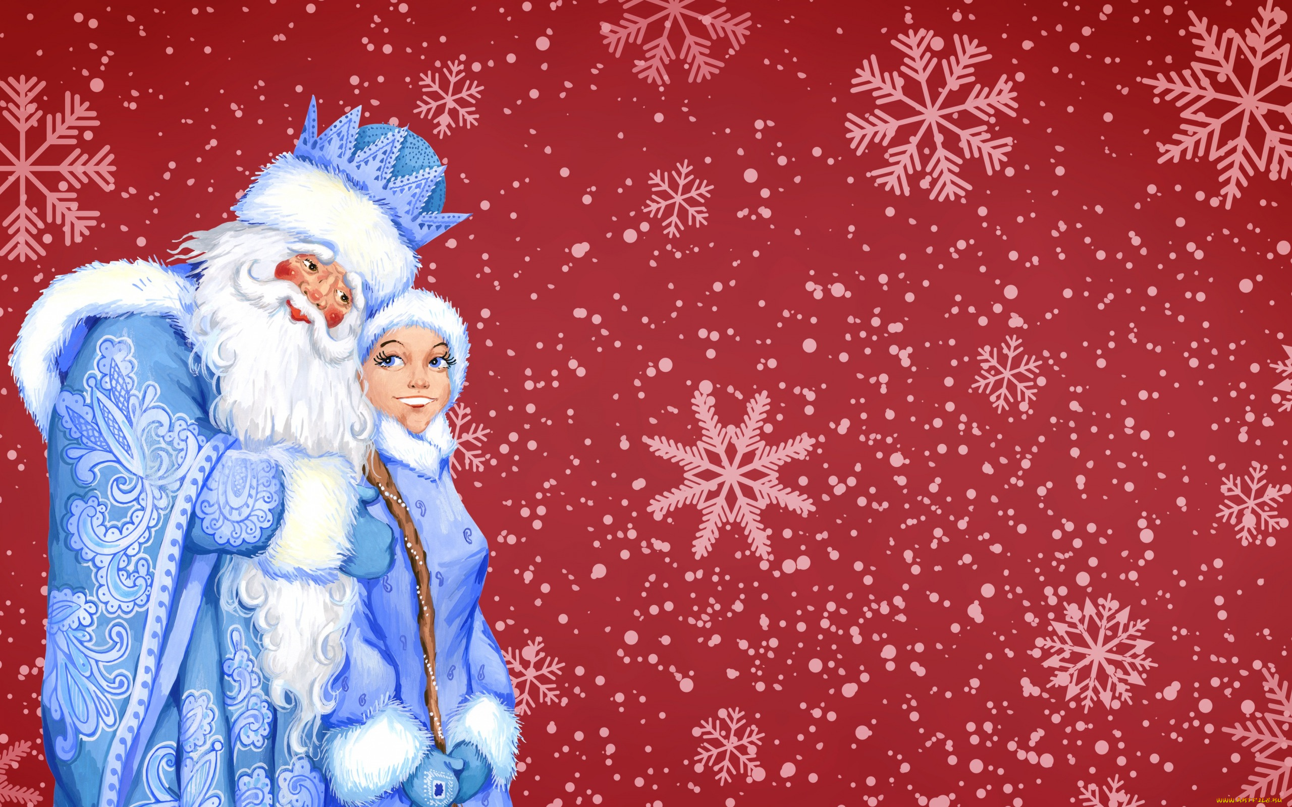 праздничные, векторная, графика, , новый, год, праздник, настроение, фон, мороз, снегурочка, зима, новый, год, снег, дед, минимализм