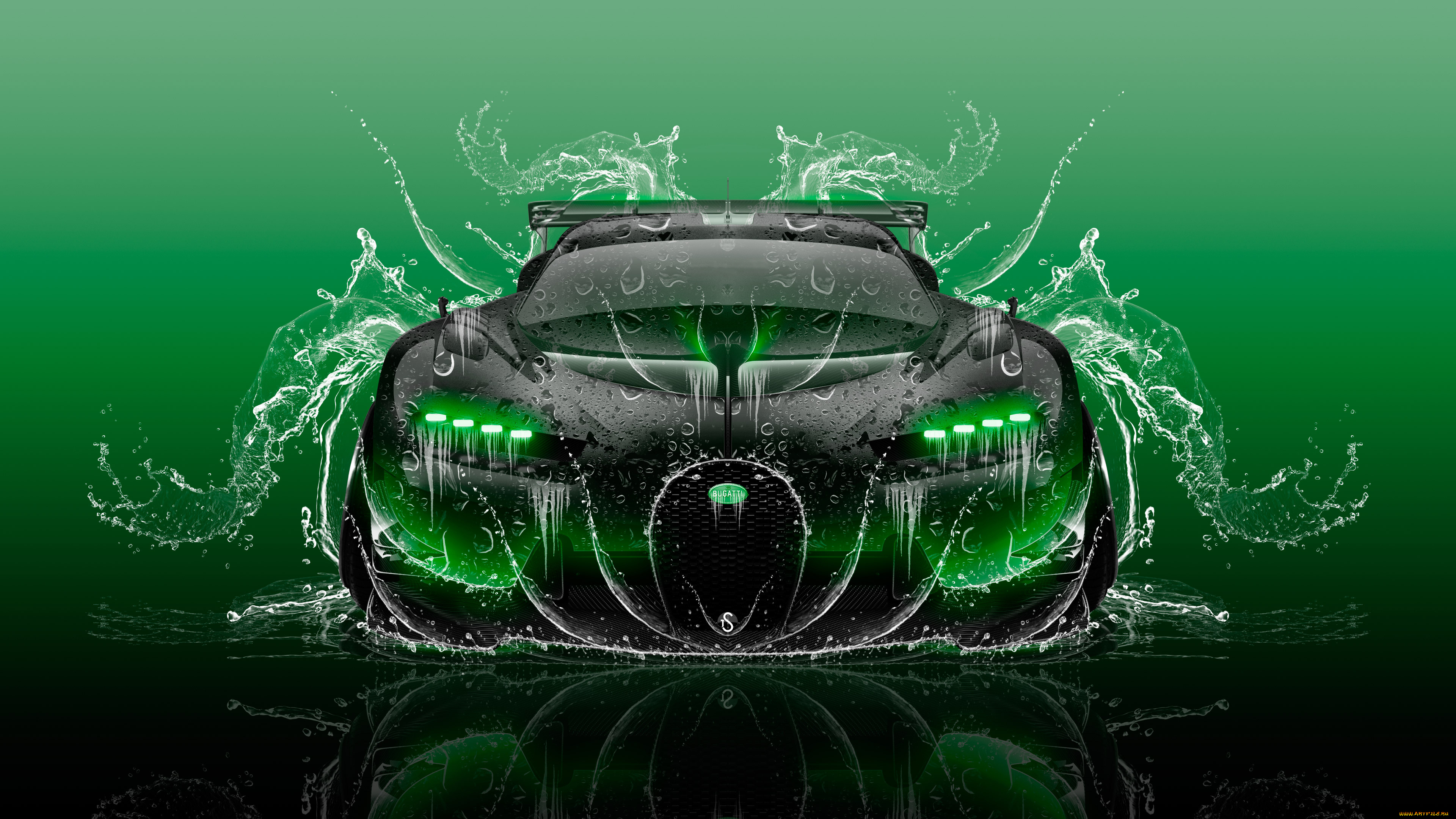 bugatti, vision, gran, turismo, super, water, car, 2016, автомобили, 3д, bugatti, vision, gran, turismo, super, water, car, 2016