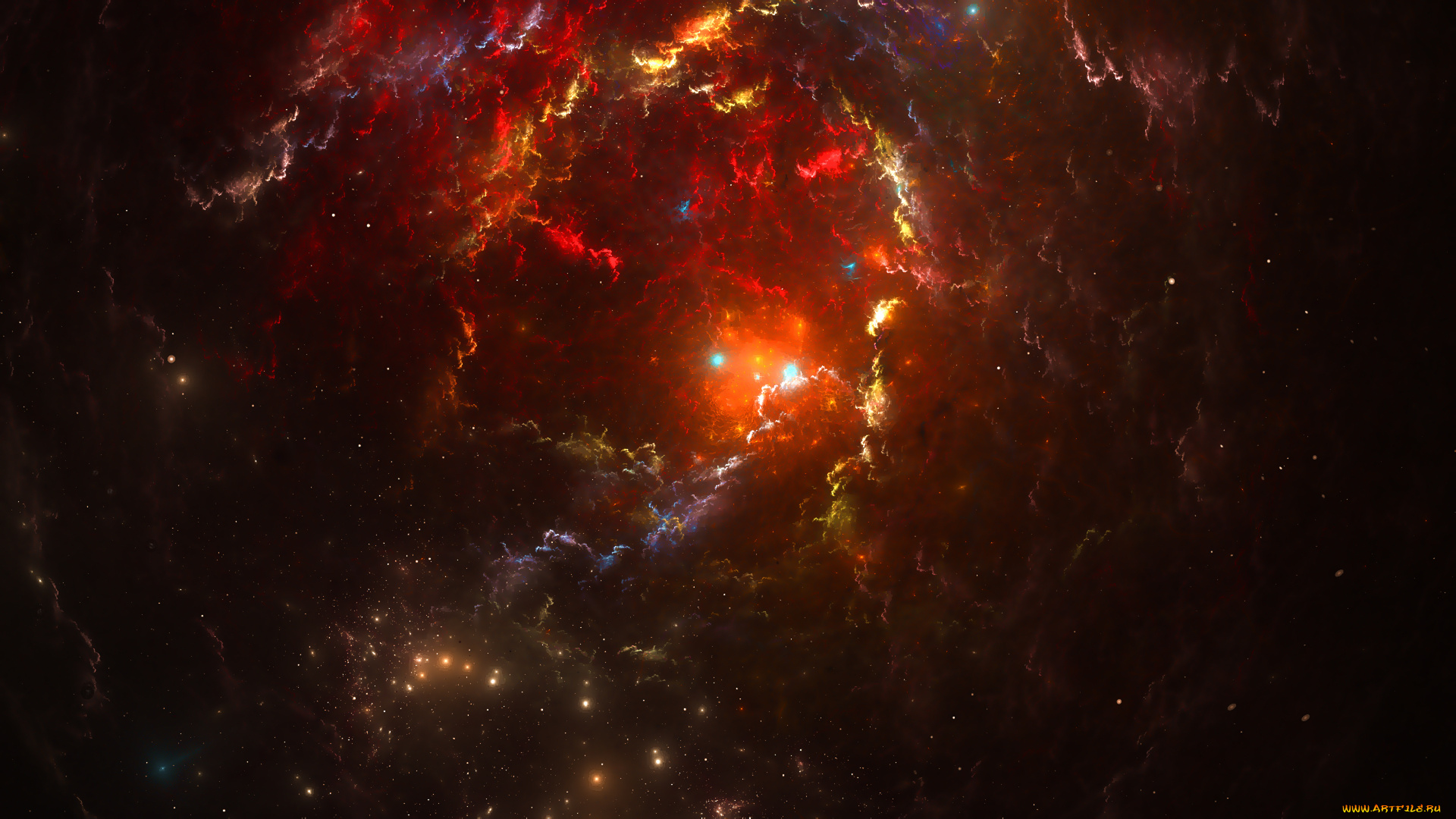 космос, арт, digital, universe