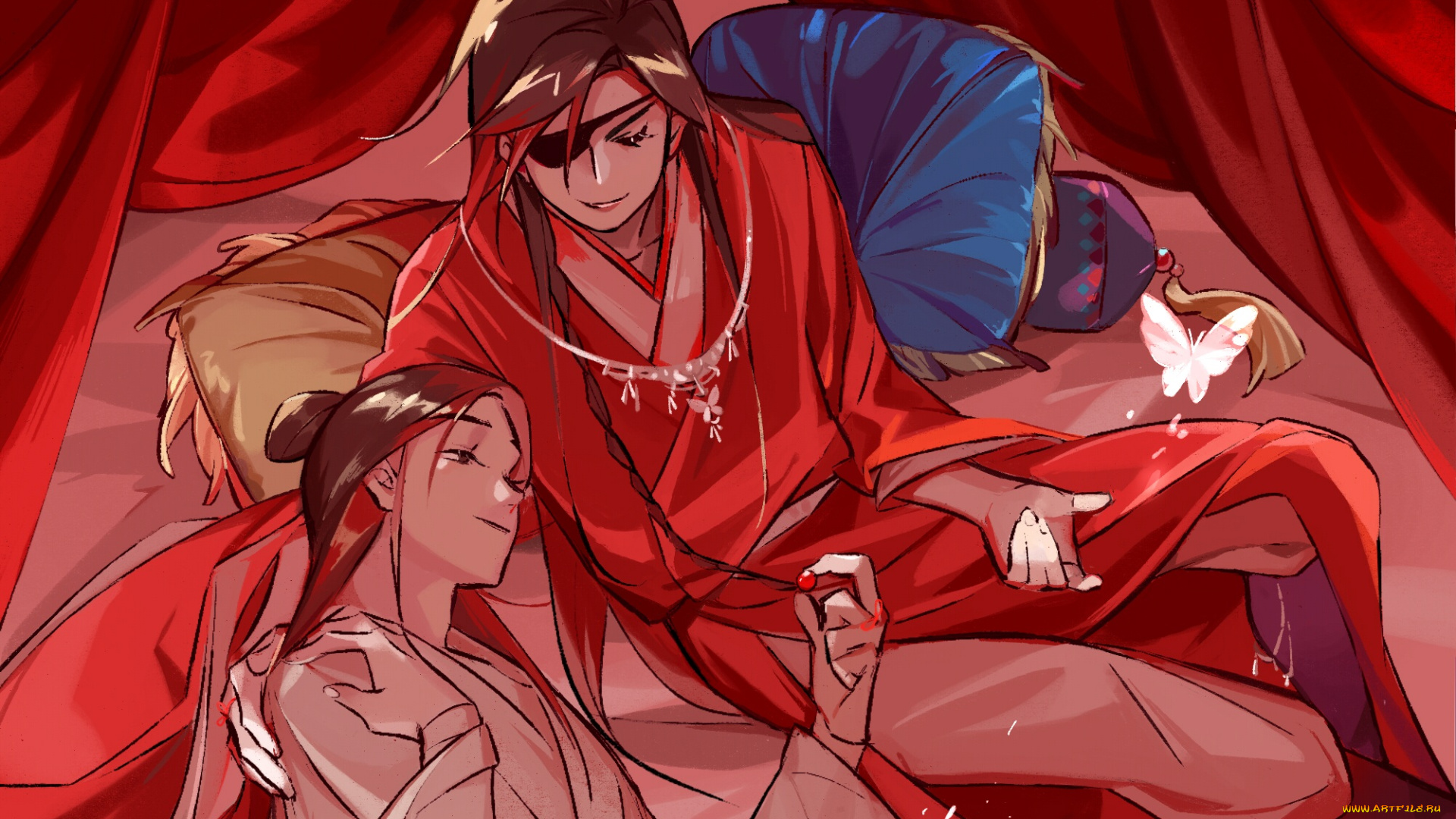 аниме, tian, guan, ci, fu, благословение, небожителей, tian, guan, ci, fu, мосян, тунсю