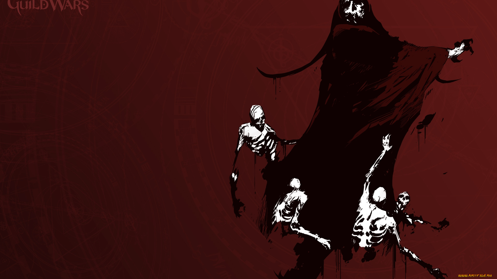 видео, игры, guild, wars, , eye, of, the, north, монстры, плащ, бой