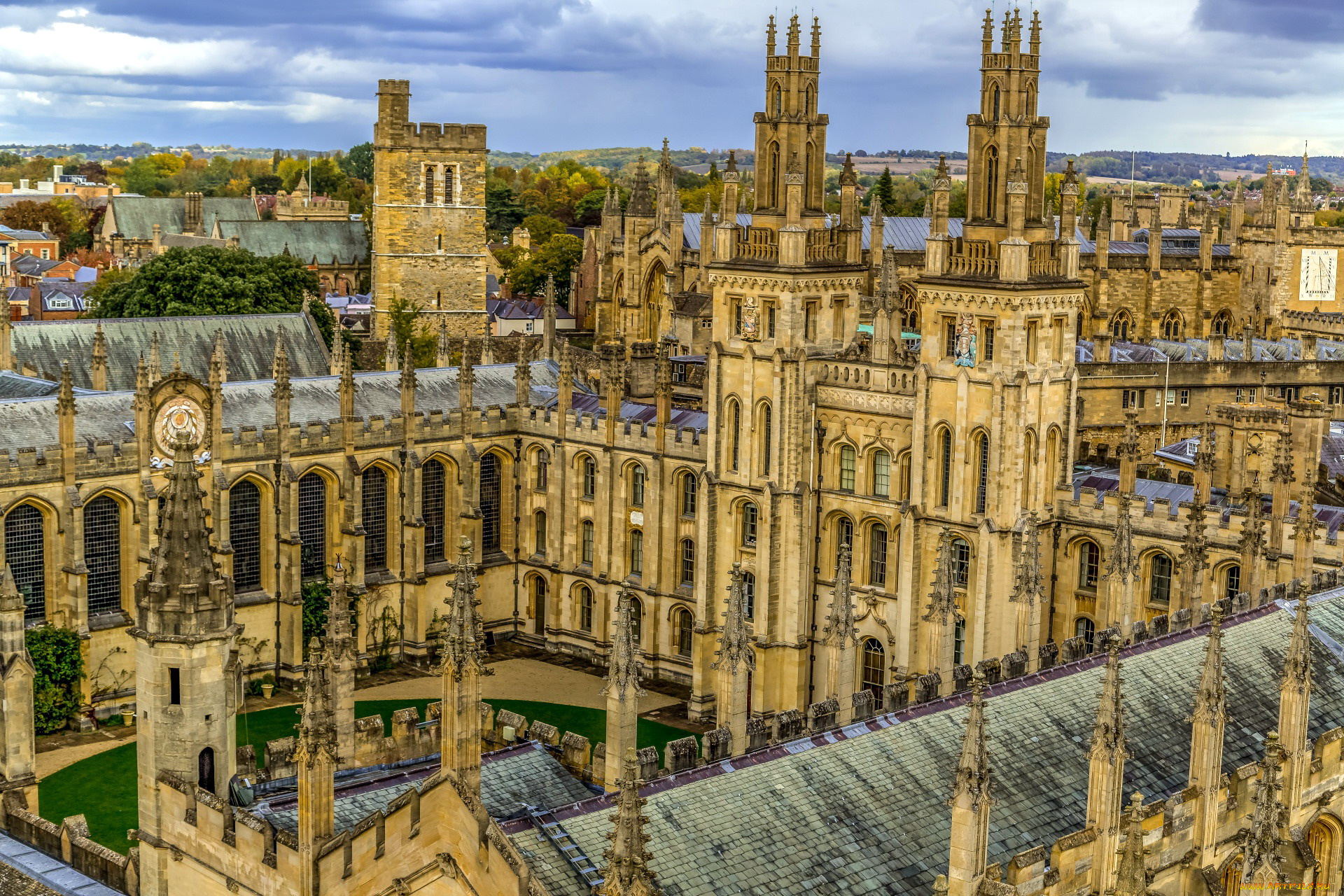 oxford, england, города, -, панорамы