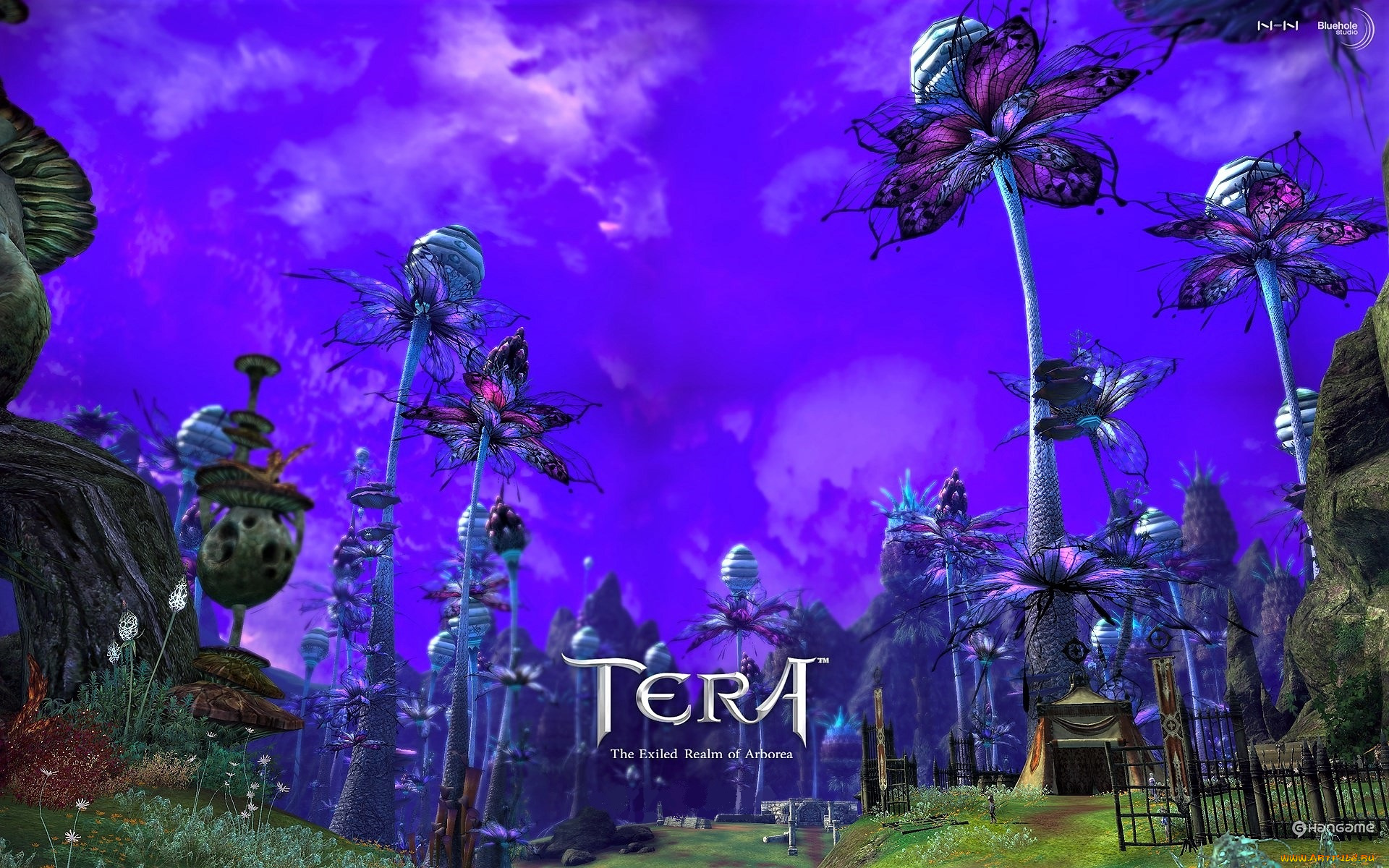 видео, игры, tera, , the, exiled, realm, of, arborea, цветы, постройки