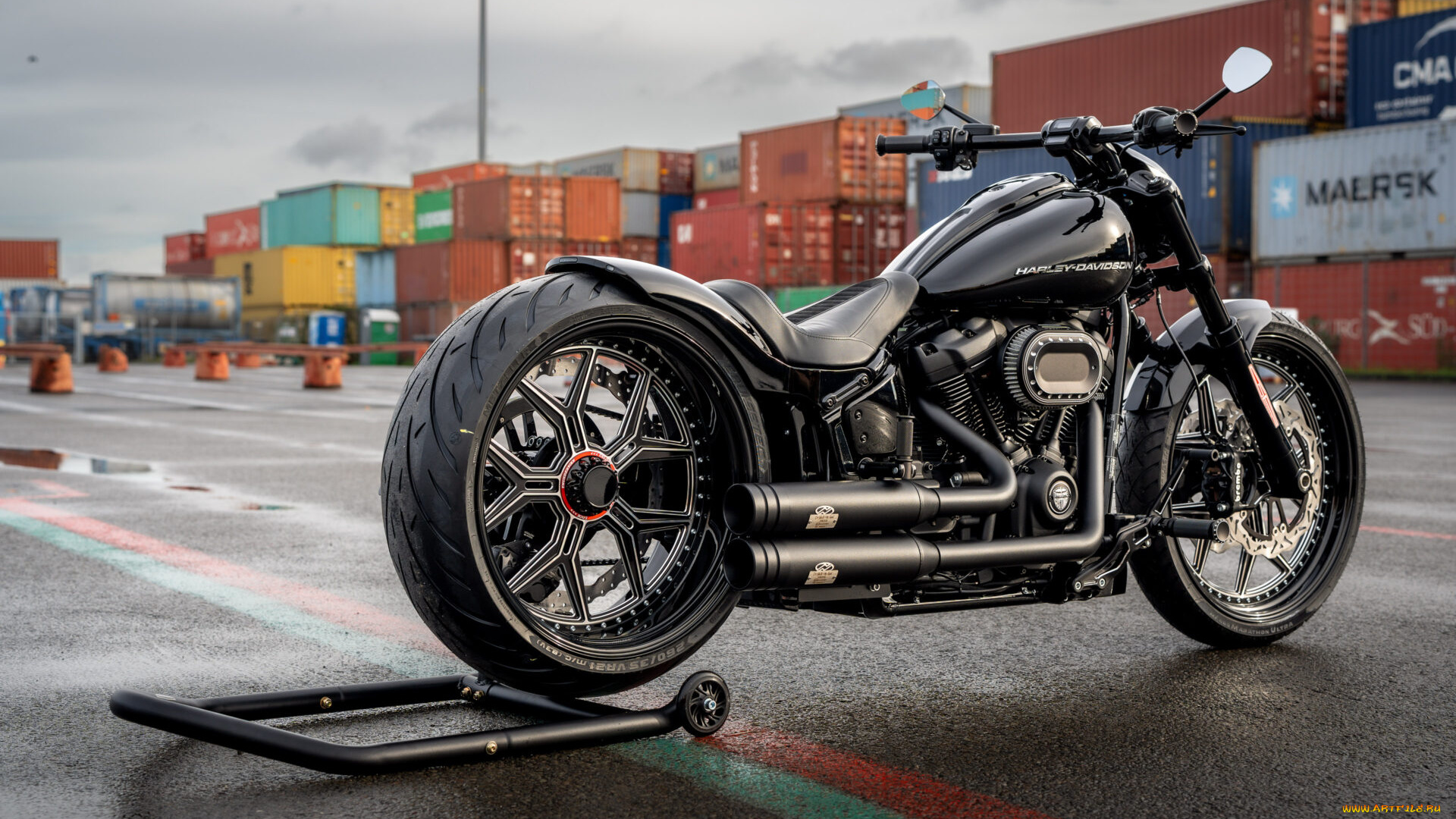 мотоциклы, harley-davidson, softail, breakout, customized, custombikes, fusions