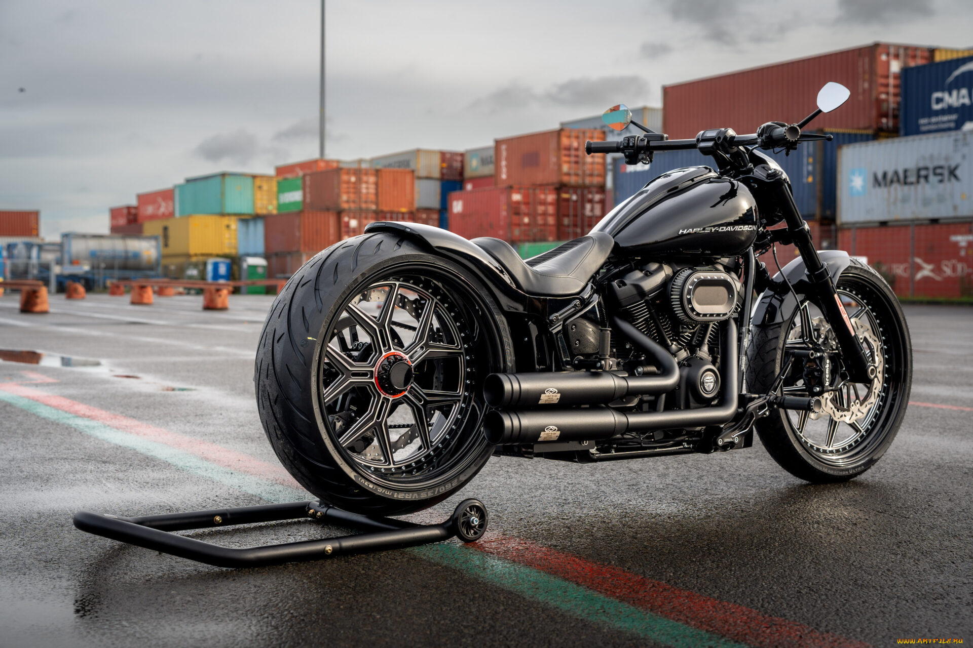 мотоциклы, harley-davidson, softail, breakout, customized, custombikes, fusions
