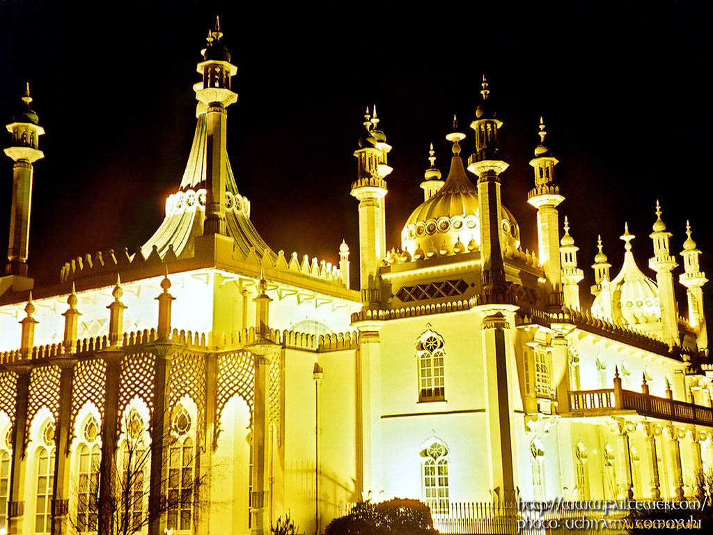 brighton, royal, pavilion, города, здания, дома