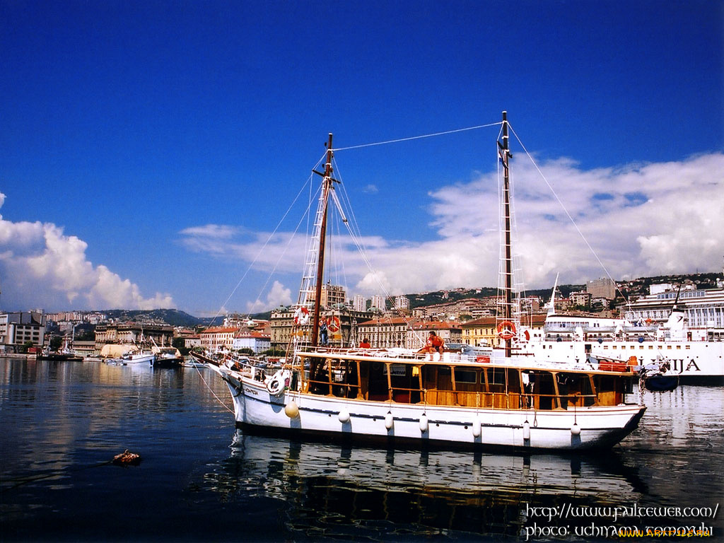 croatia, hvratska, rijeka, lijeka, luka, корабли, парусники