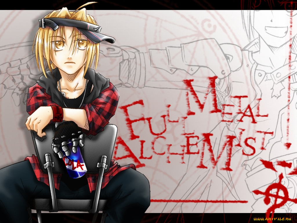 аниме, fullmetal, alchemist