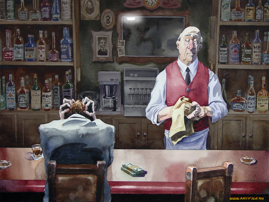 рисованные, люди