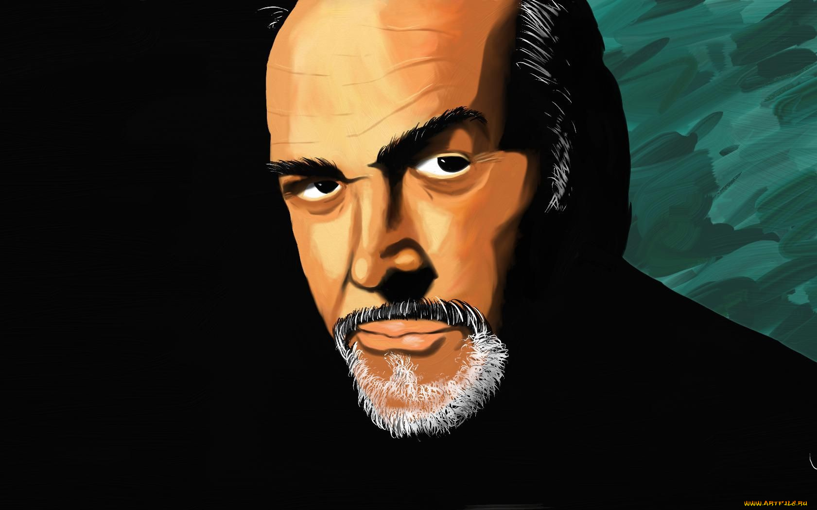 рисованные, люди, sean, connery