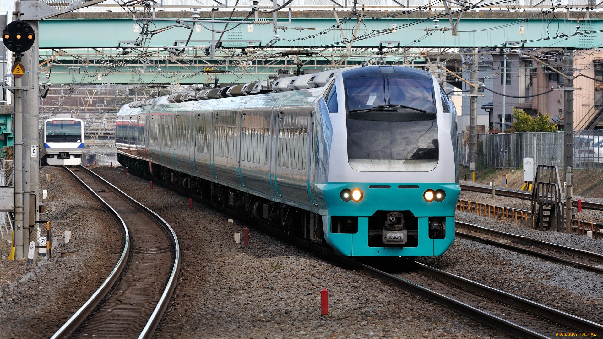 техника, поезда, поезд, рельсы