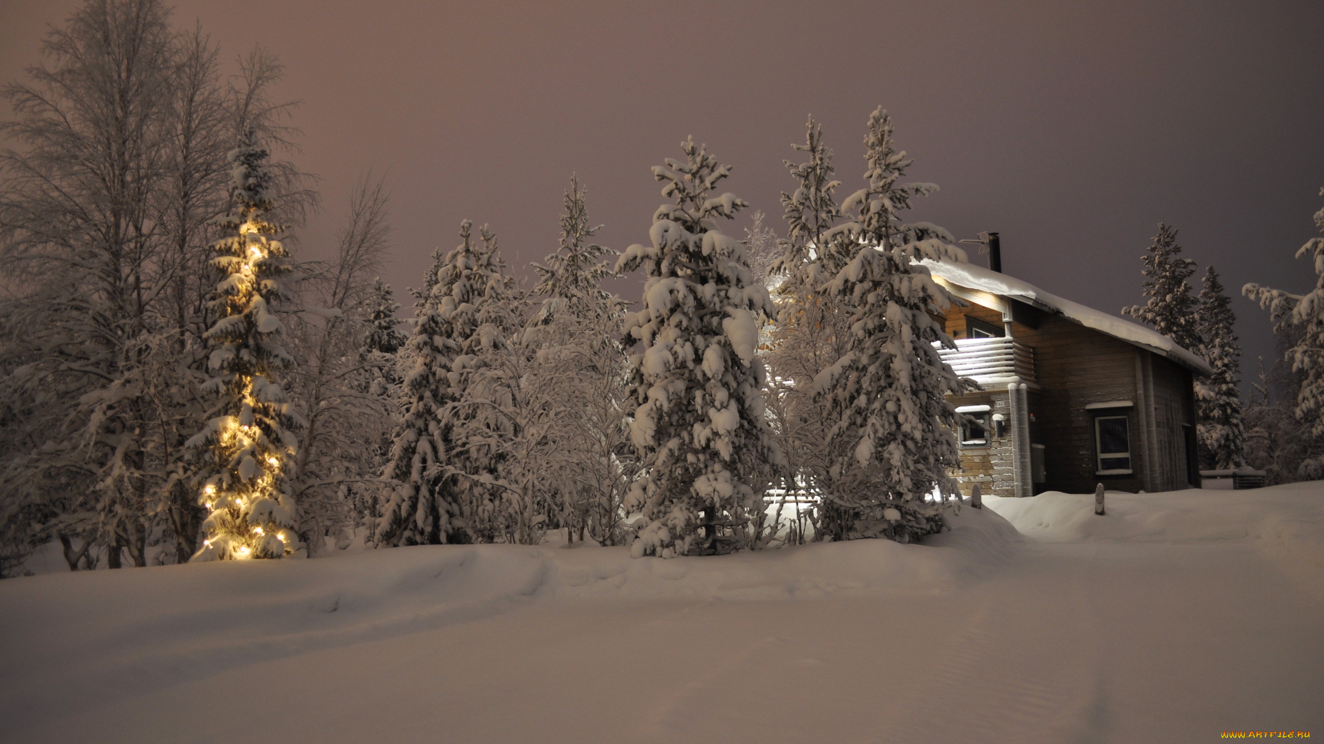 лапландия, финляндия, природа, зима, снег