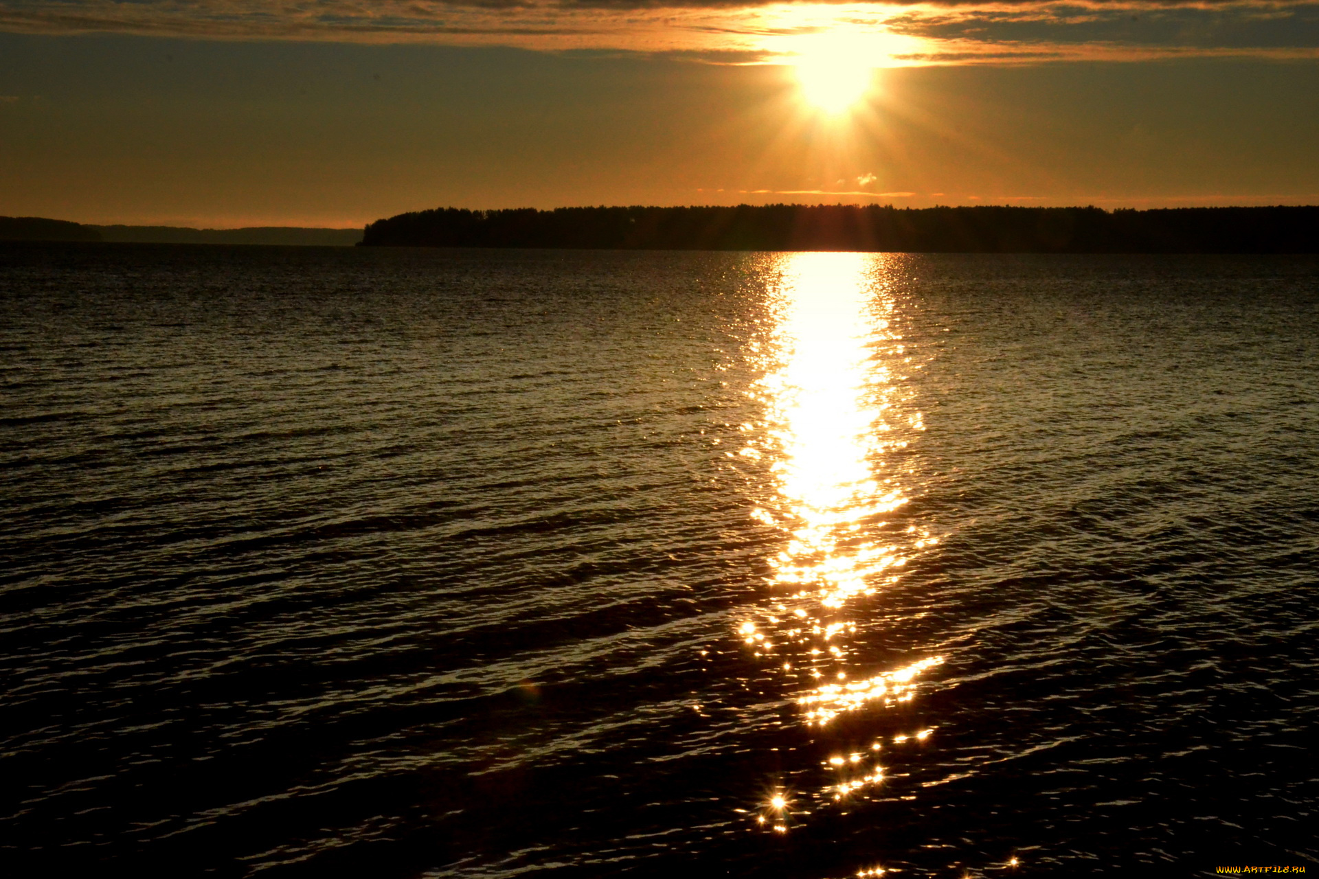 природа, восходы, закаты, вечер, вода, закат