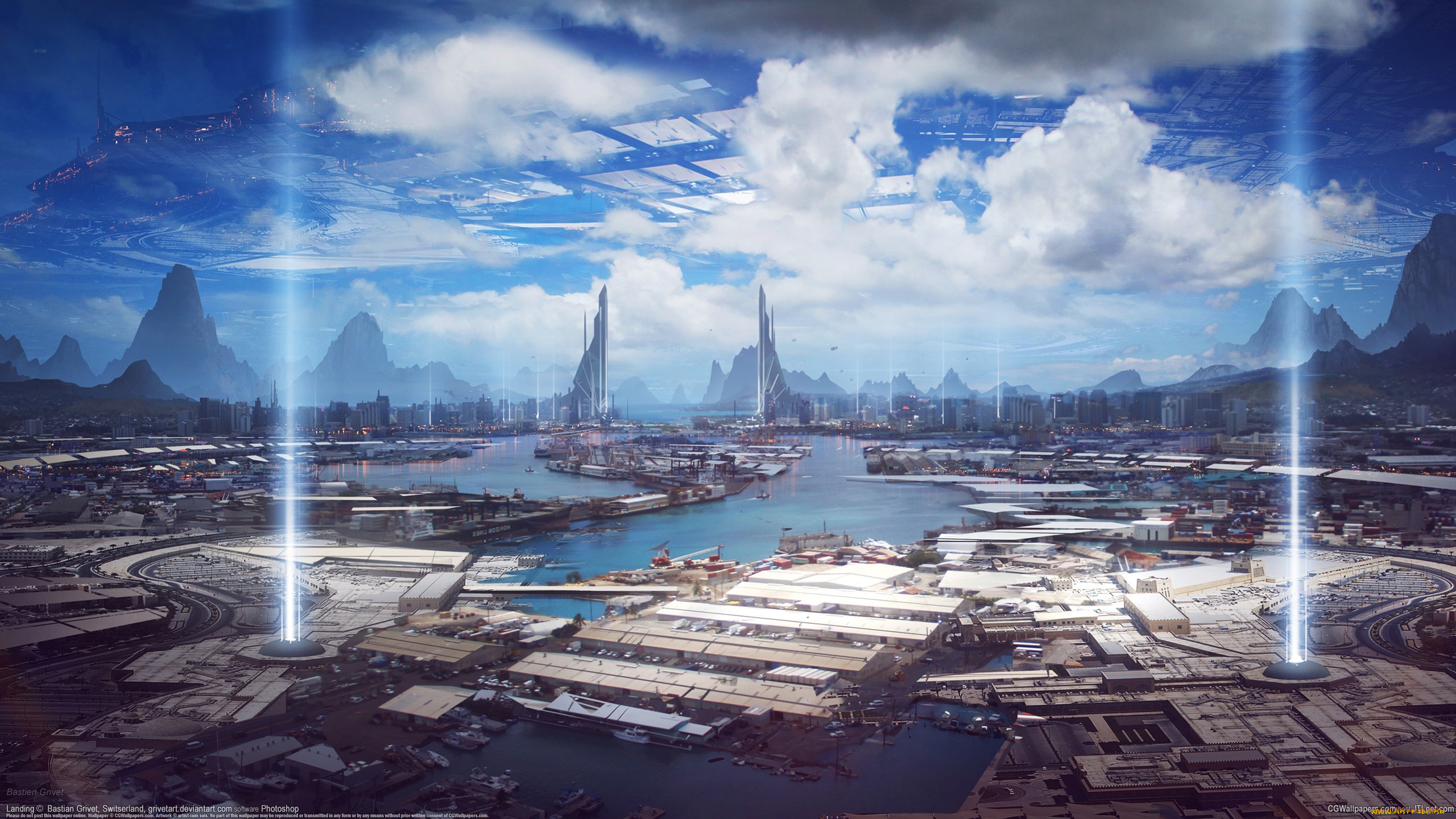 bastien, grivet, фэнтези, иные, миры, , иные, времена, город, будущее, bastien, grivet