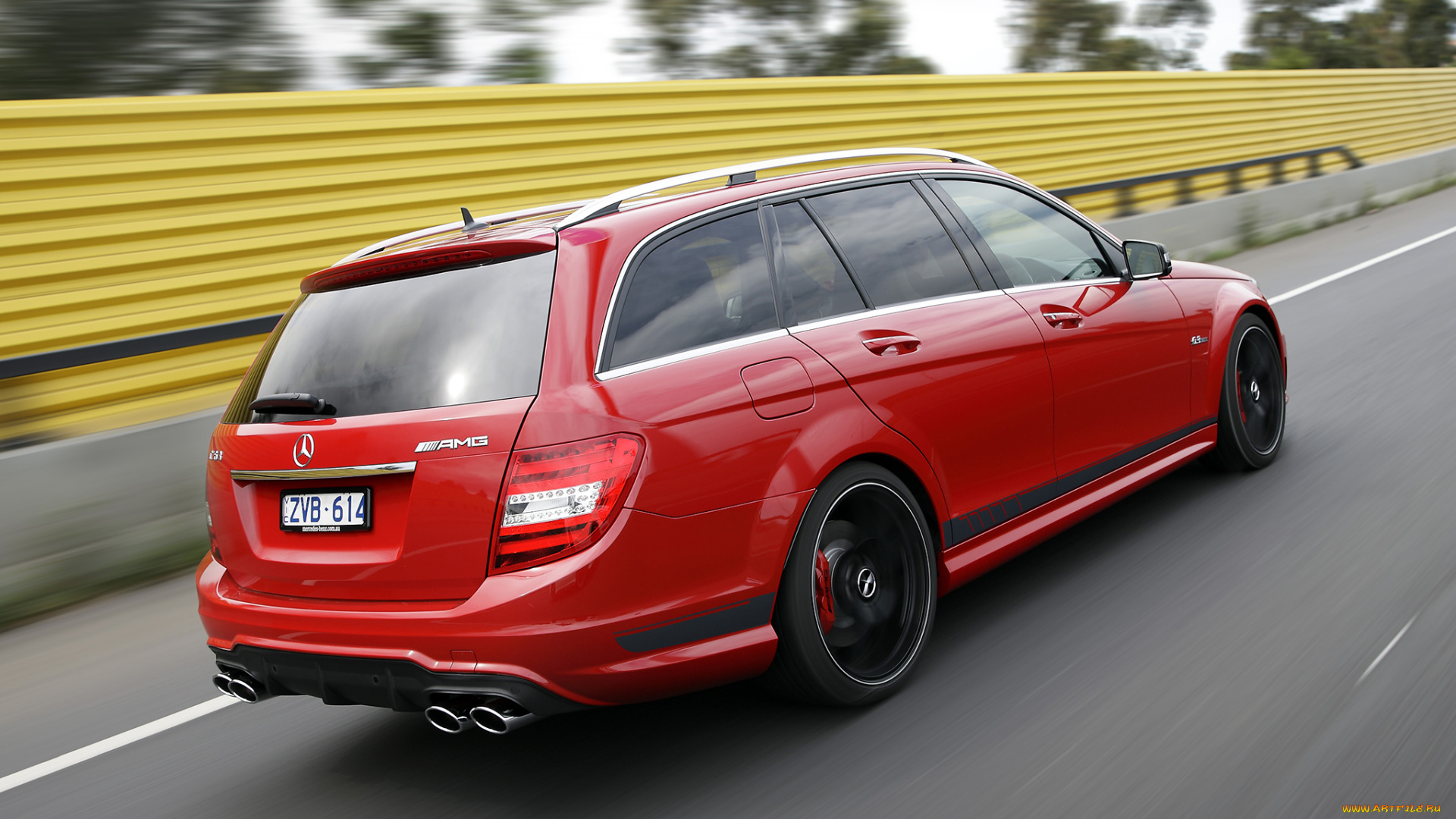 автомобили, mercedes-benz, c, 63, amg, edition, 507, au-spec, w204, 2013г, красный