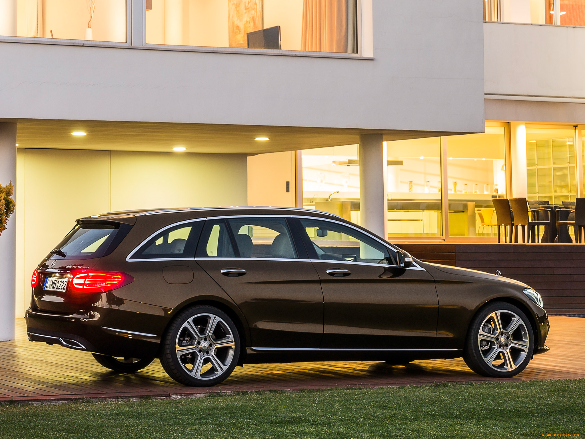 автомобили, mercedes-benz, c, 300, bluetec, hybrid, exclusive, line, estate, s205, 2014г, темный