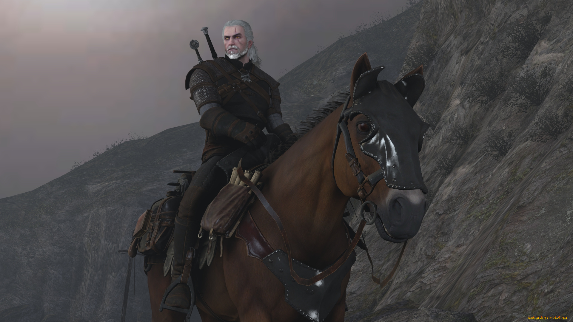 3д, графика, фантазия, , fantasy, воин, лошадь