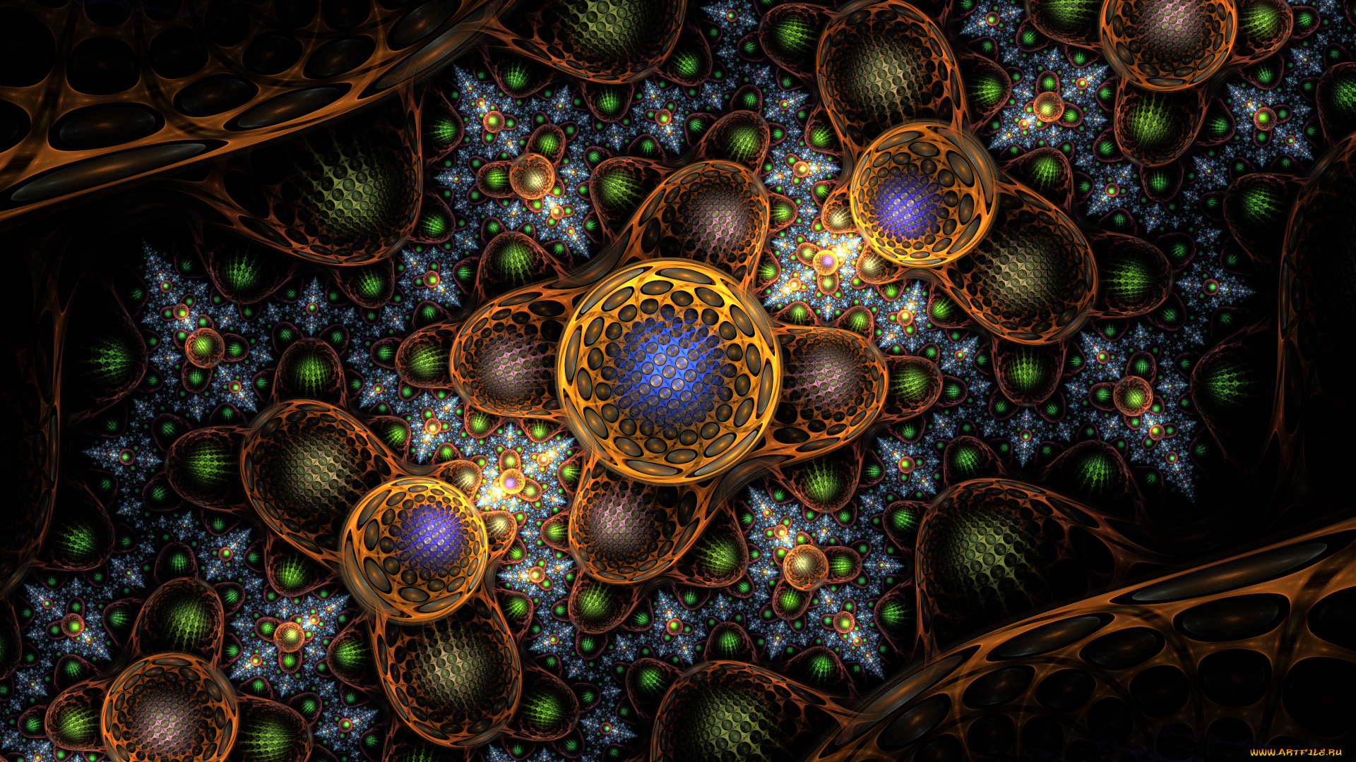 3д, графика, фракталы, , fractal, цвета, фон, узор