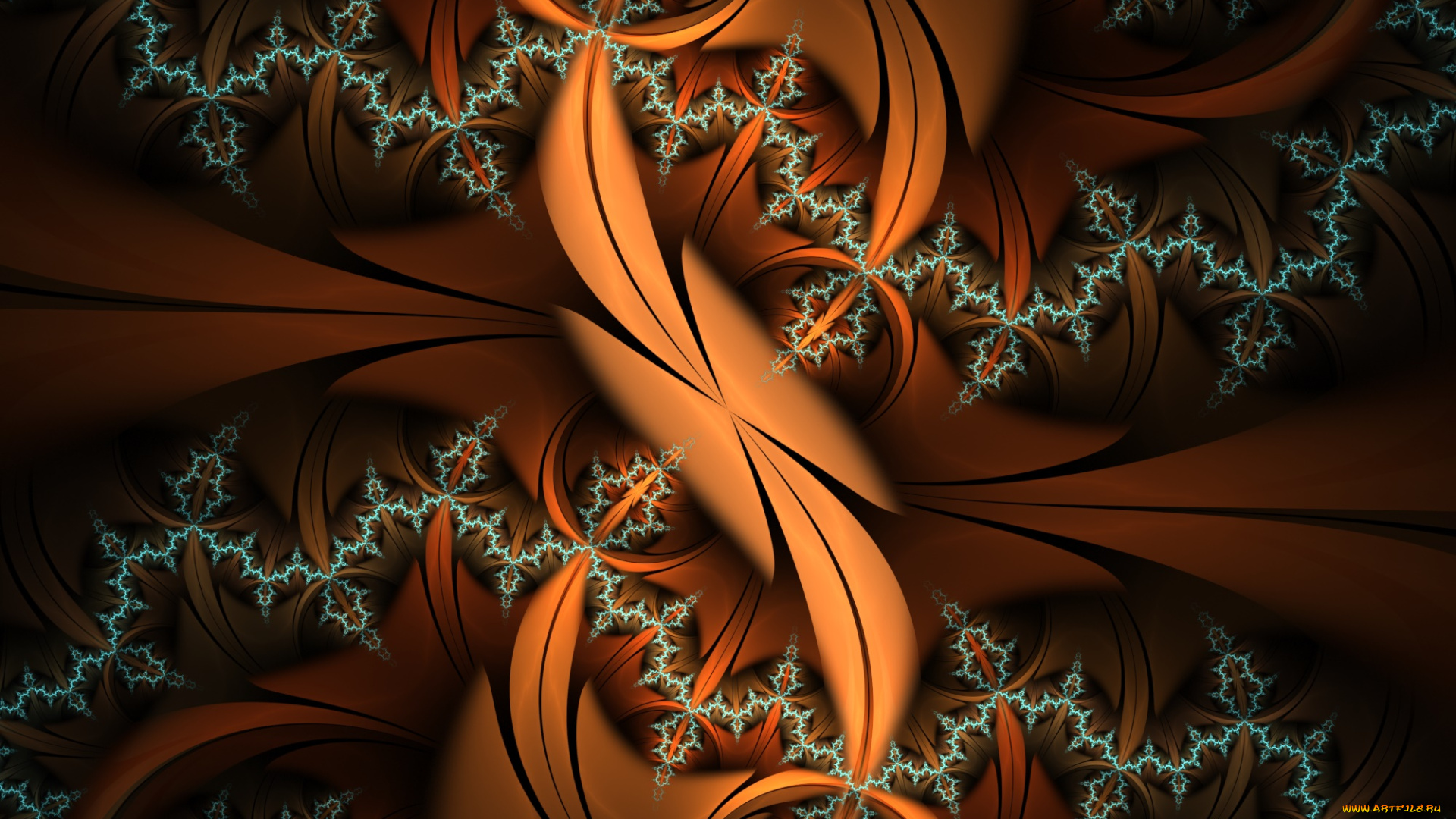 3д, графика, фракталы, , fractal, цвета, узор, фон