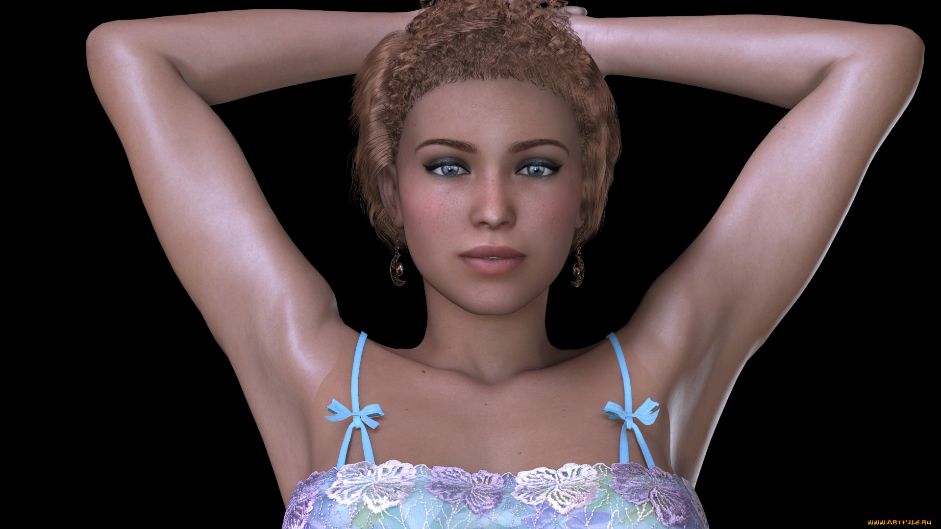 3д, графика, люди, , people, фон, взгляд, девушка