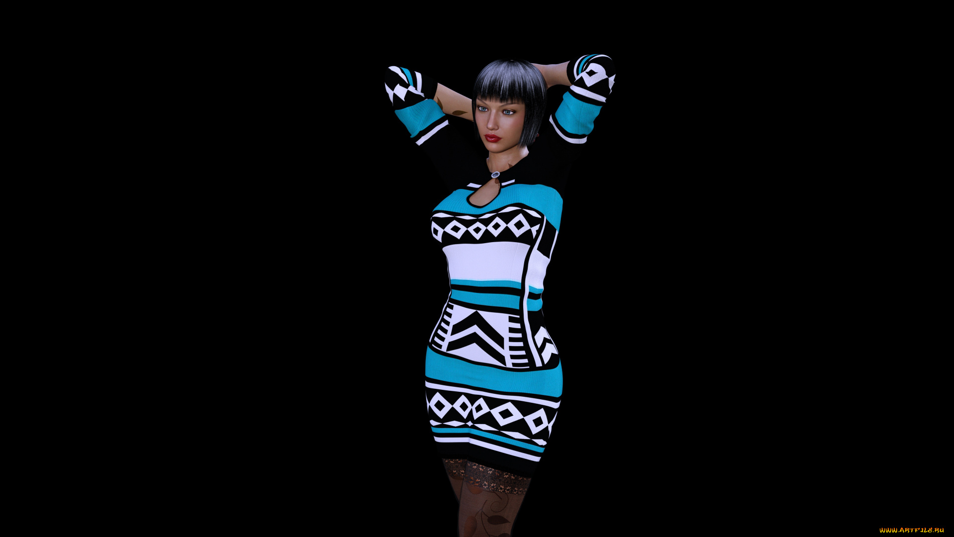 3д, графика, люди, , people, фон, взгляд, девушка