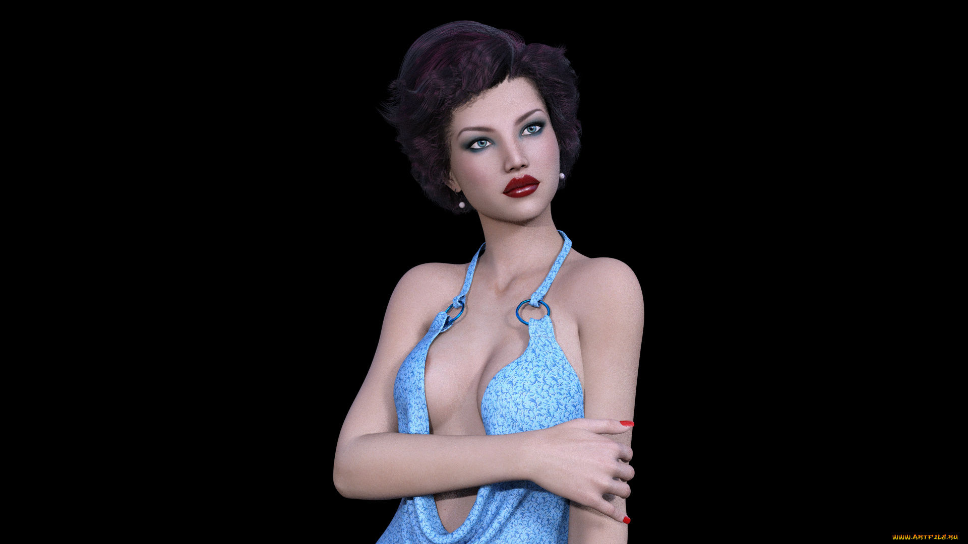 3д, графика, люди, , people, взгляд, девушка, фон