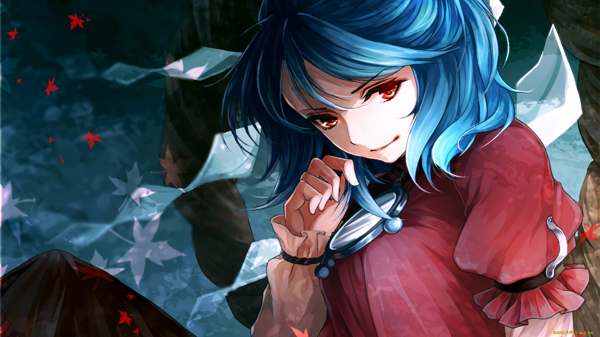 аниме, touhou, awa, toka, yasaka, kanako