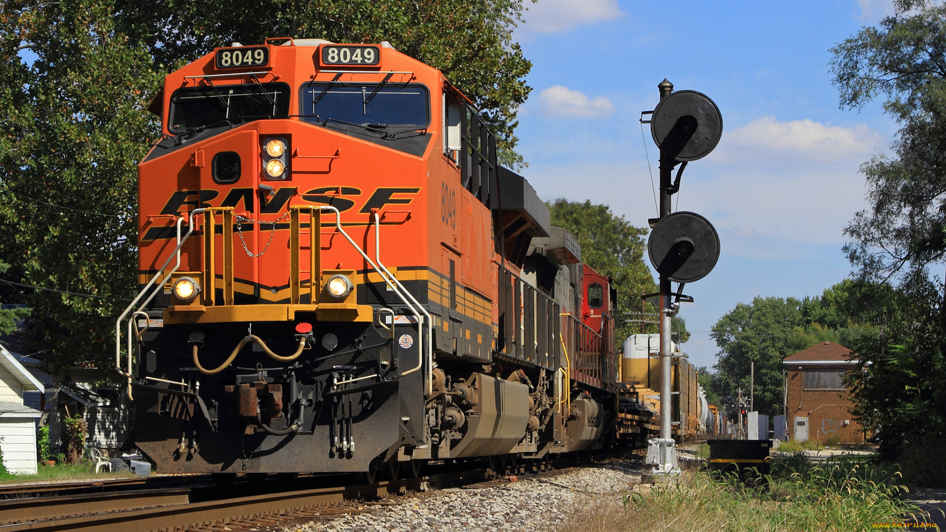 техника, поезда, локомотив, состав, рельсы, дорога, железная